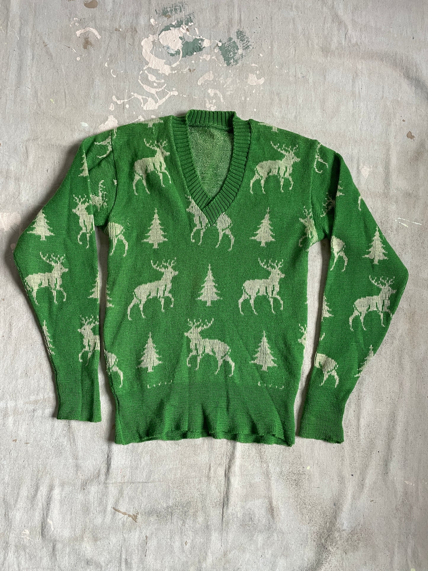 50s Reindeer Sweater