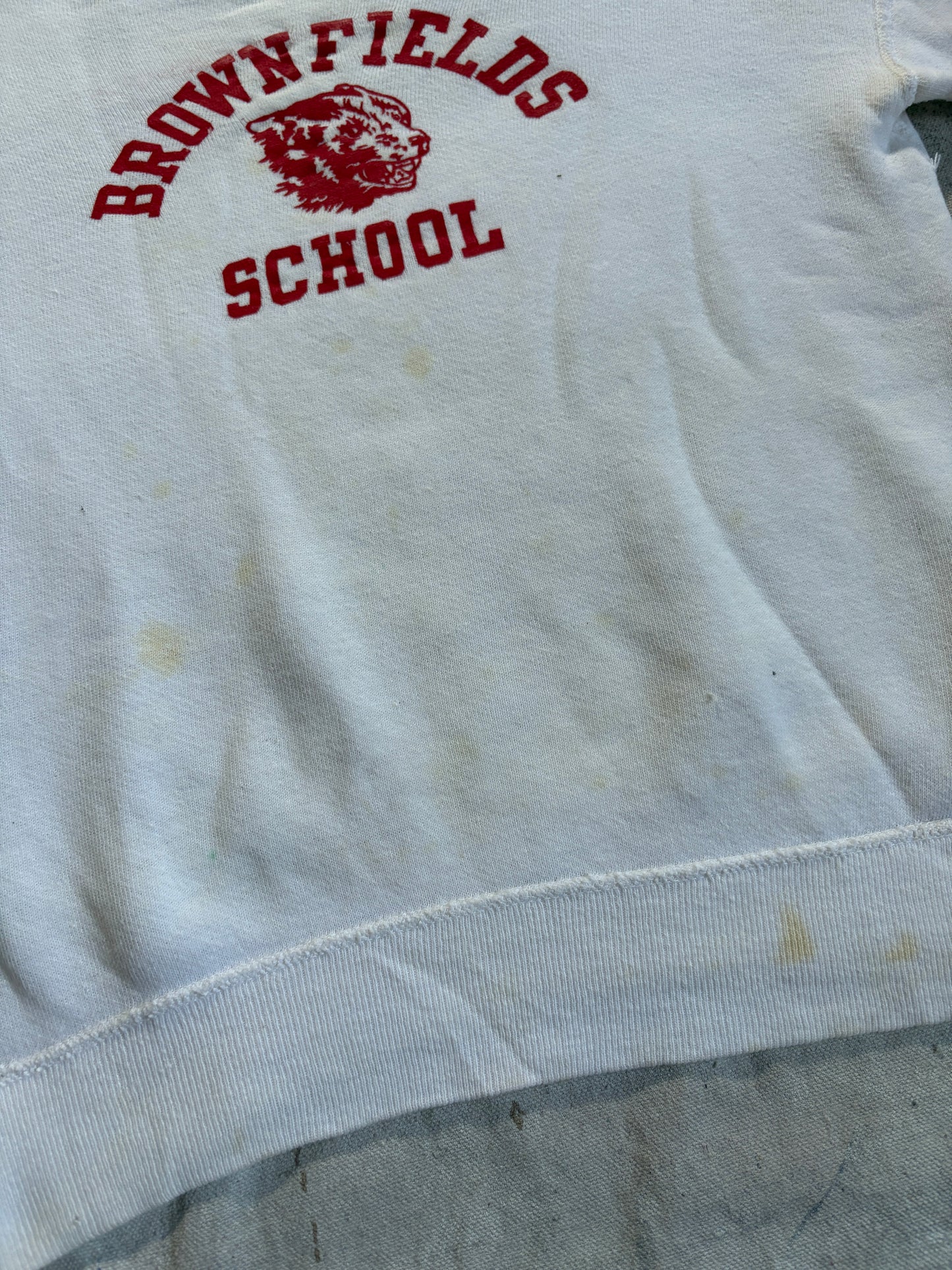Vintage 60s Champion Brownfields Bears Sweatshirt