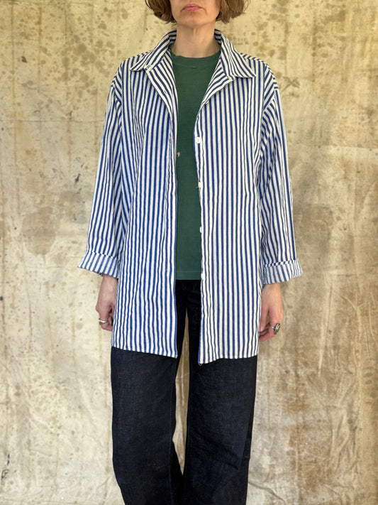 Vintage 90s Striped Button Up Shirt