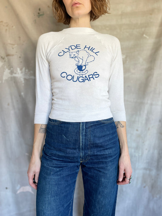 80s Clyde Hill Cougars Sweatshirt