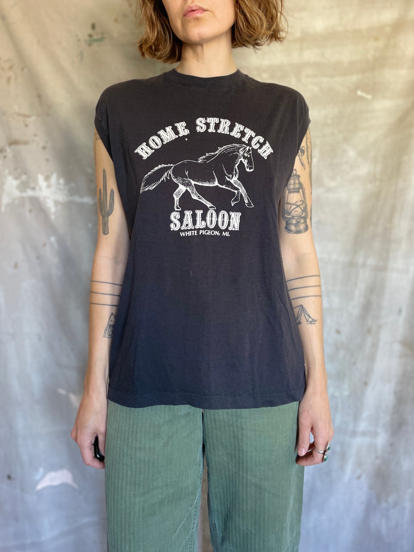 80s Home Stretch Saloon Muscle Tee