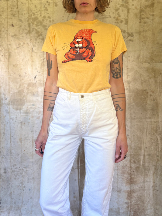 Vintage 70s Roach Squirrel Nut Tee