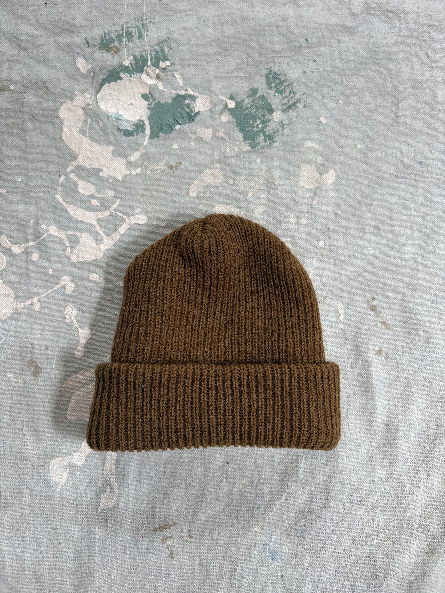 Vintage Brown Watch Cap