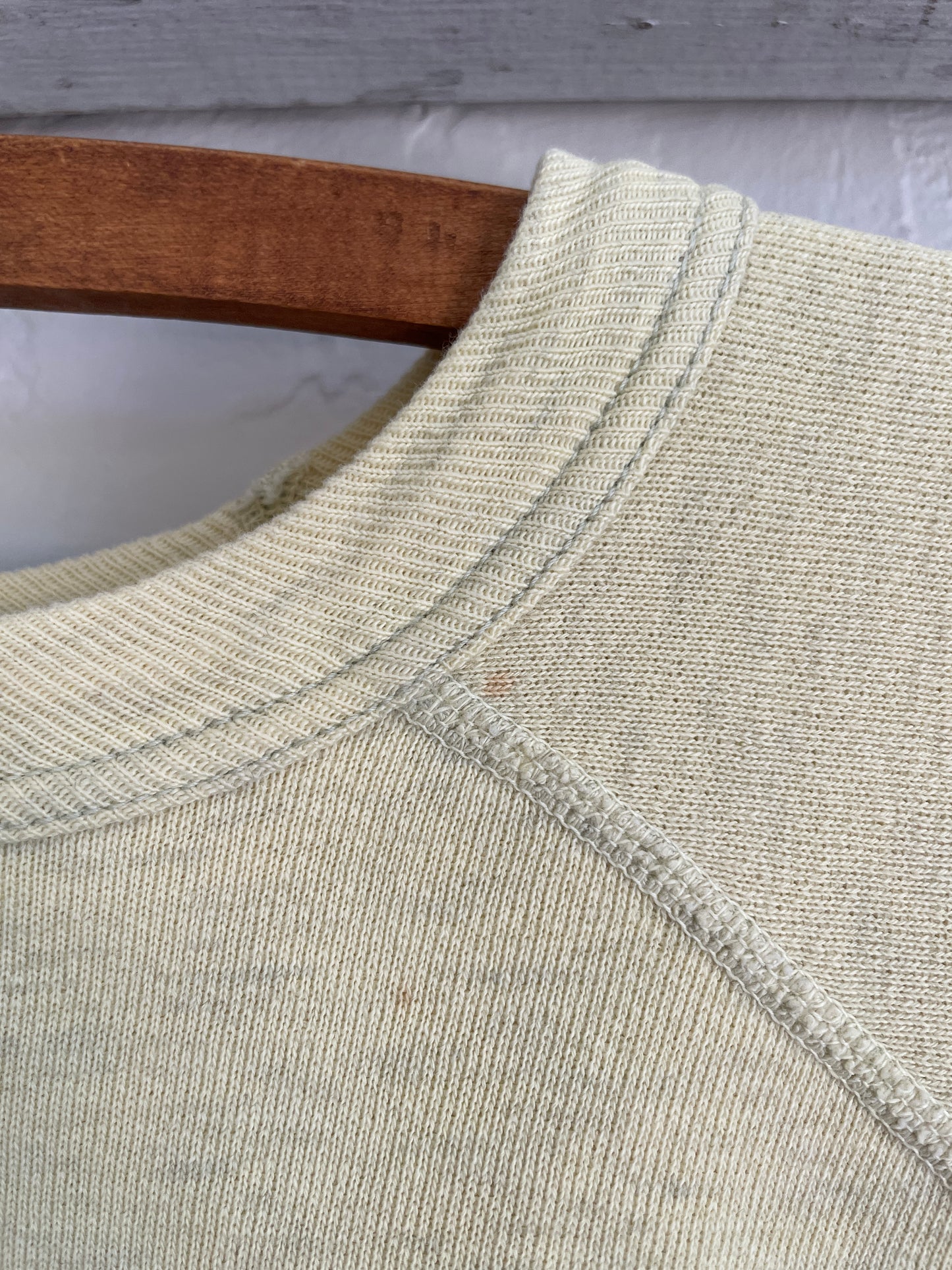 60s Pale Yellow Sweatshirt