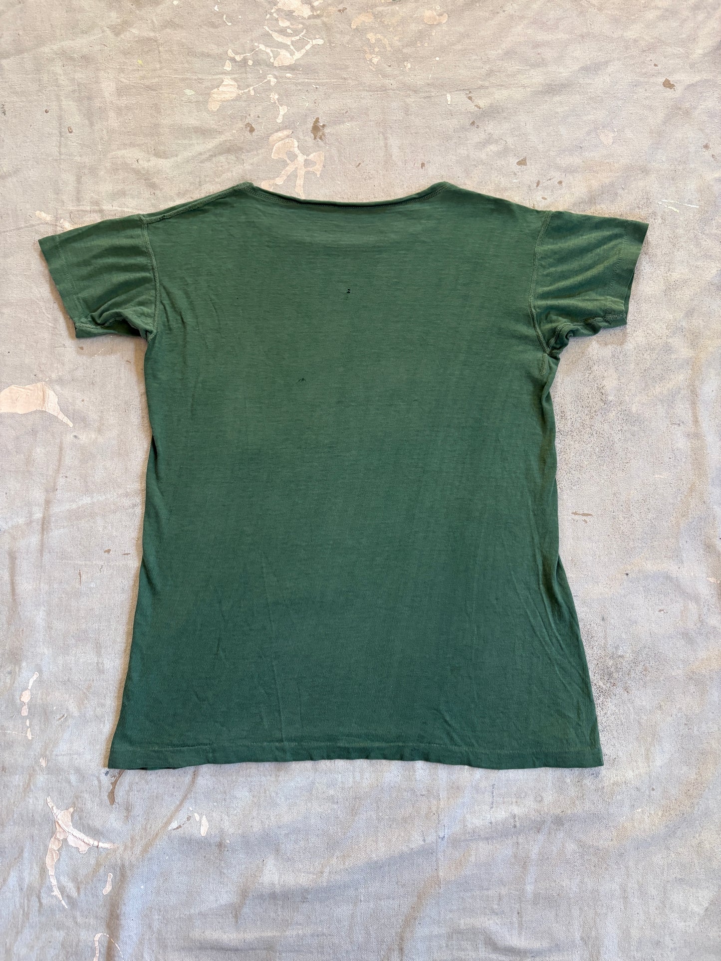Vintage 40s Green Military Tee