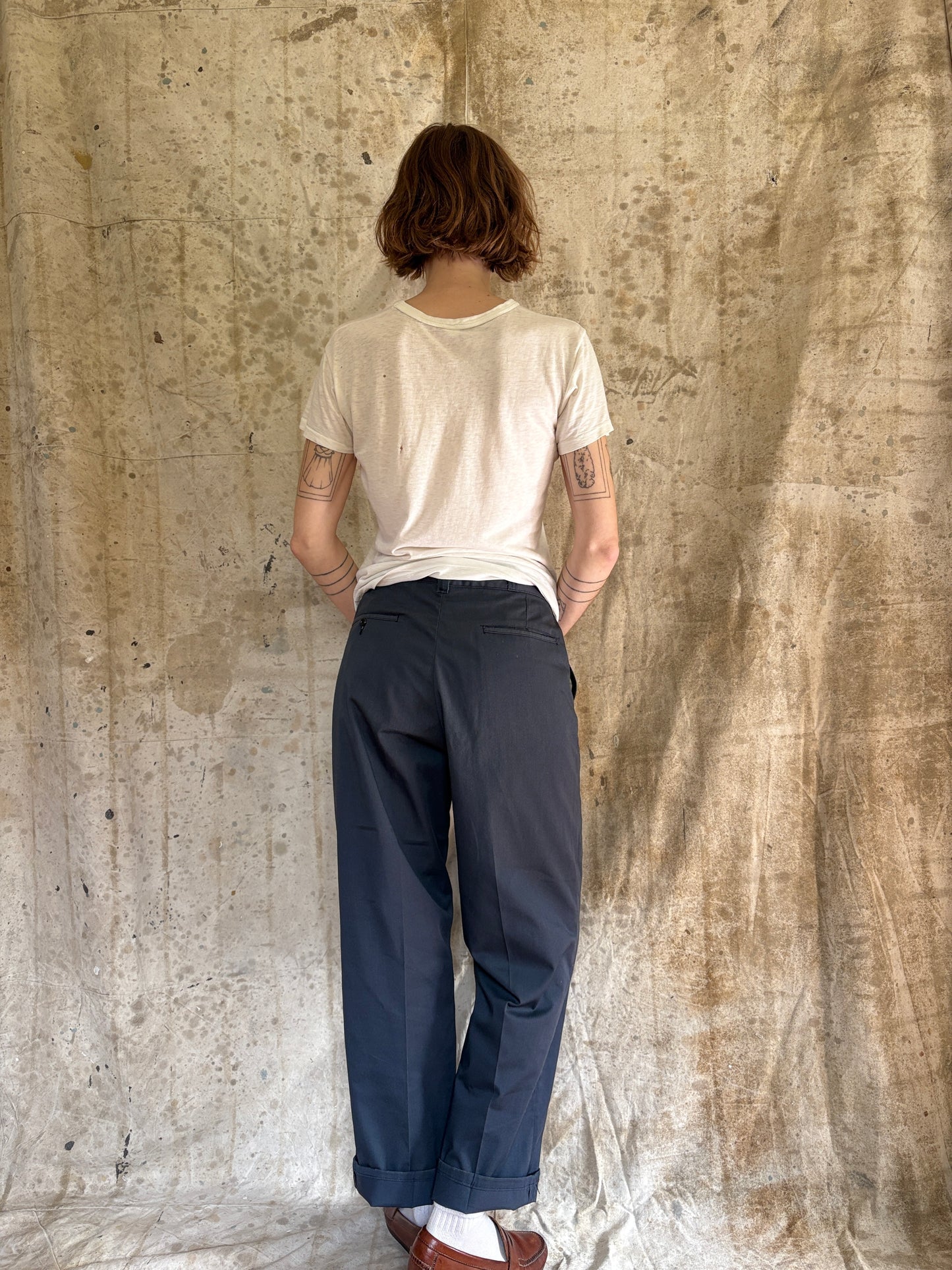 70s Big Mac Penn-Prest Blue Slacks