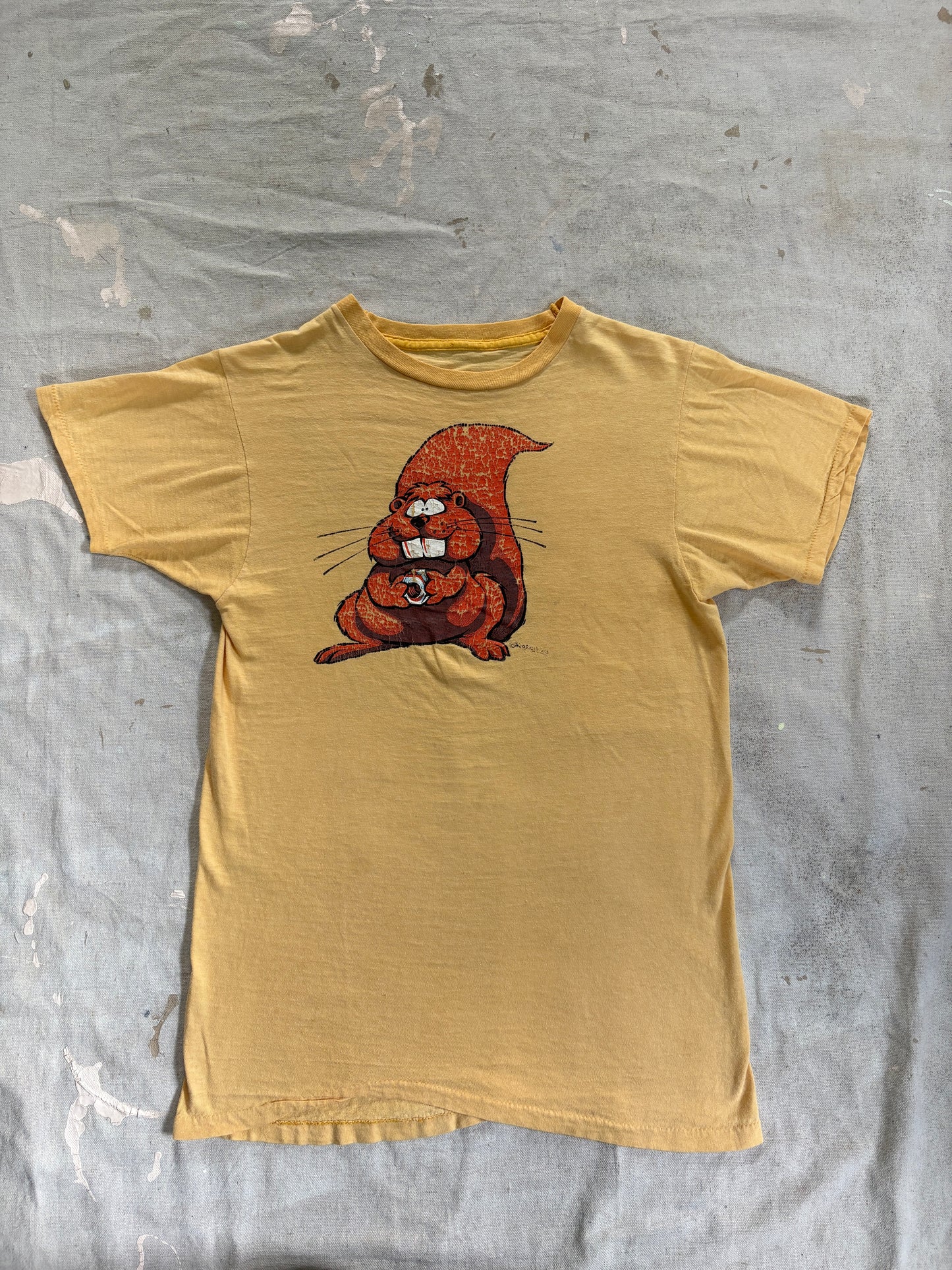 Vintage 70s Roach Squirrel Nut Tee