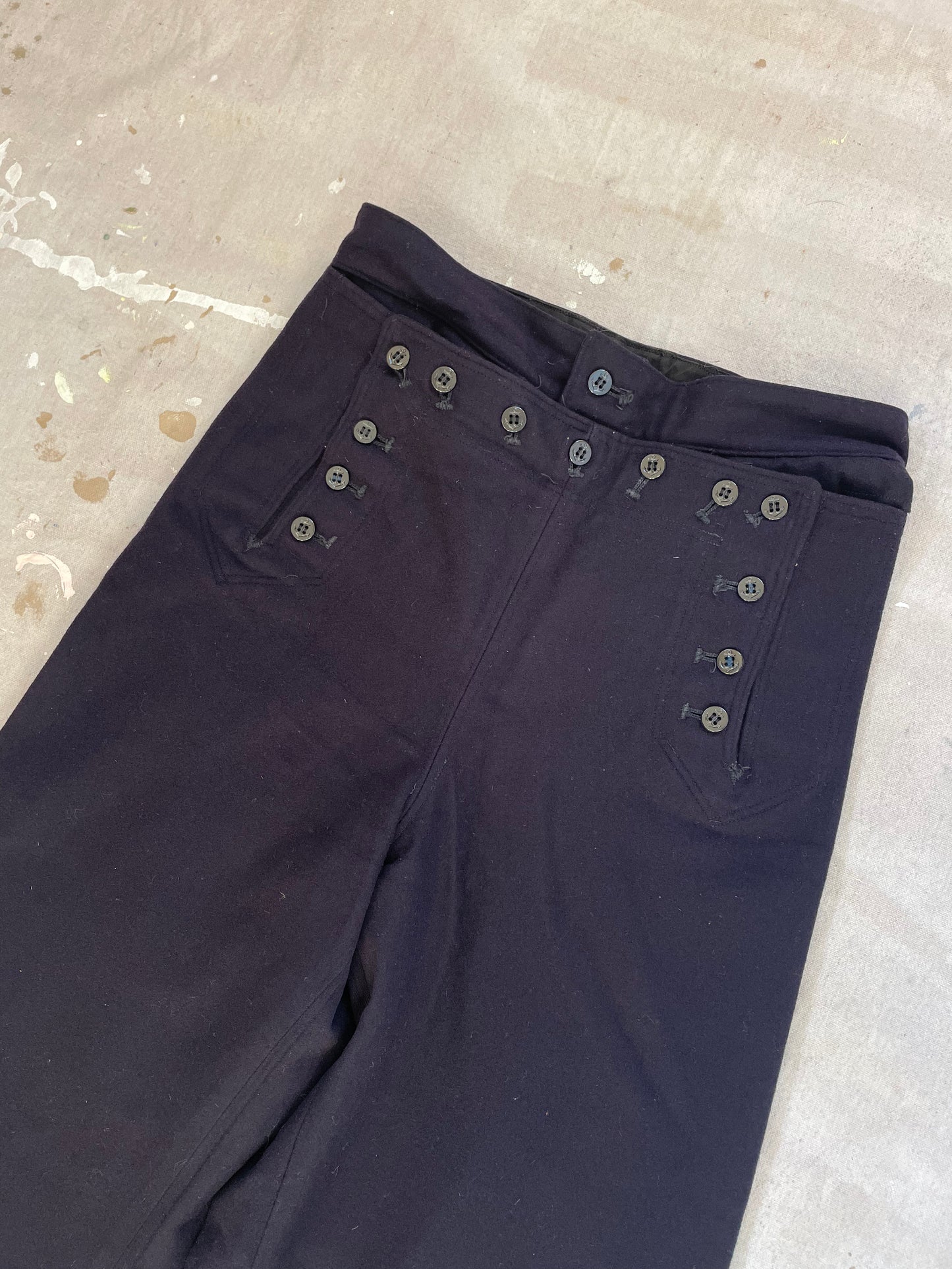 60s Button Front USN Sailor Pants