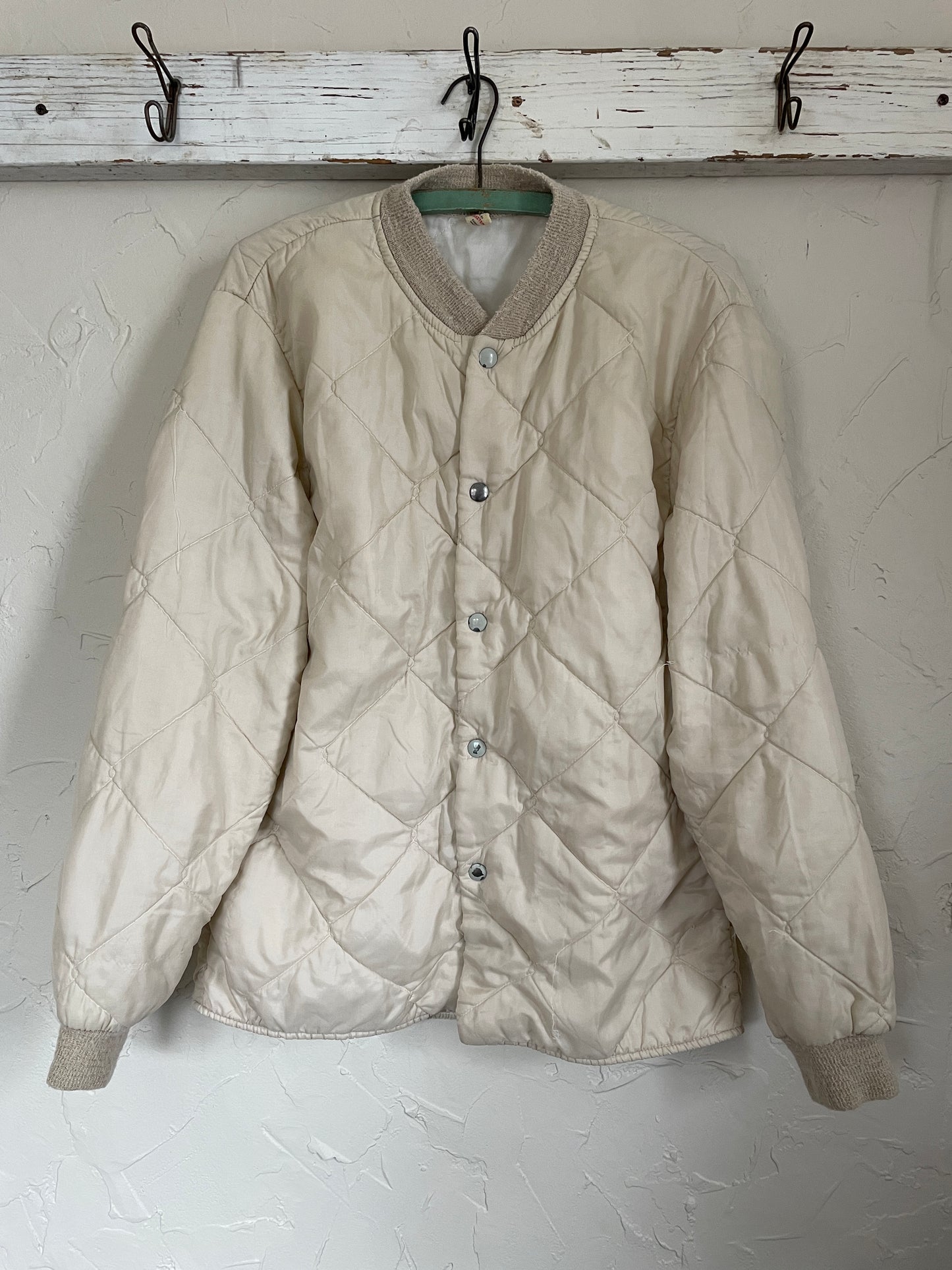 60s Nylon Quilted Liner Jacket