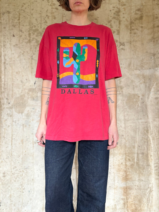 90s Dallas Texas Cactus Tee
