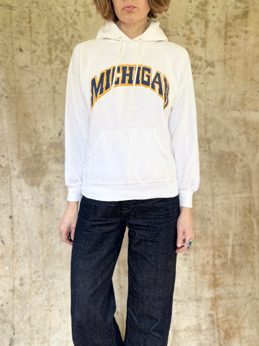 80s University Of Michigan Sweatshirt Hoodie