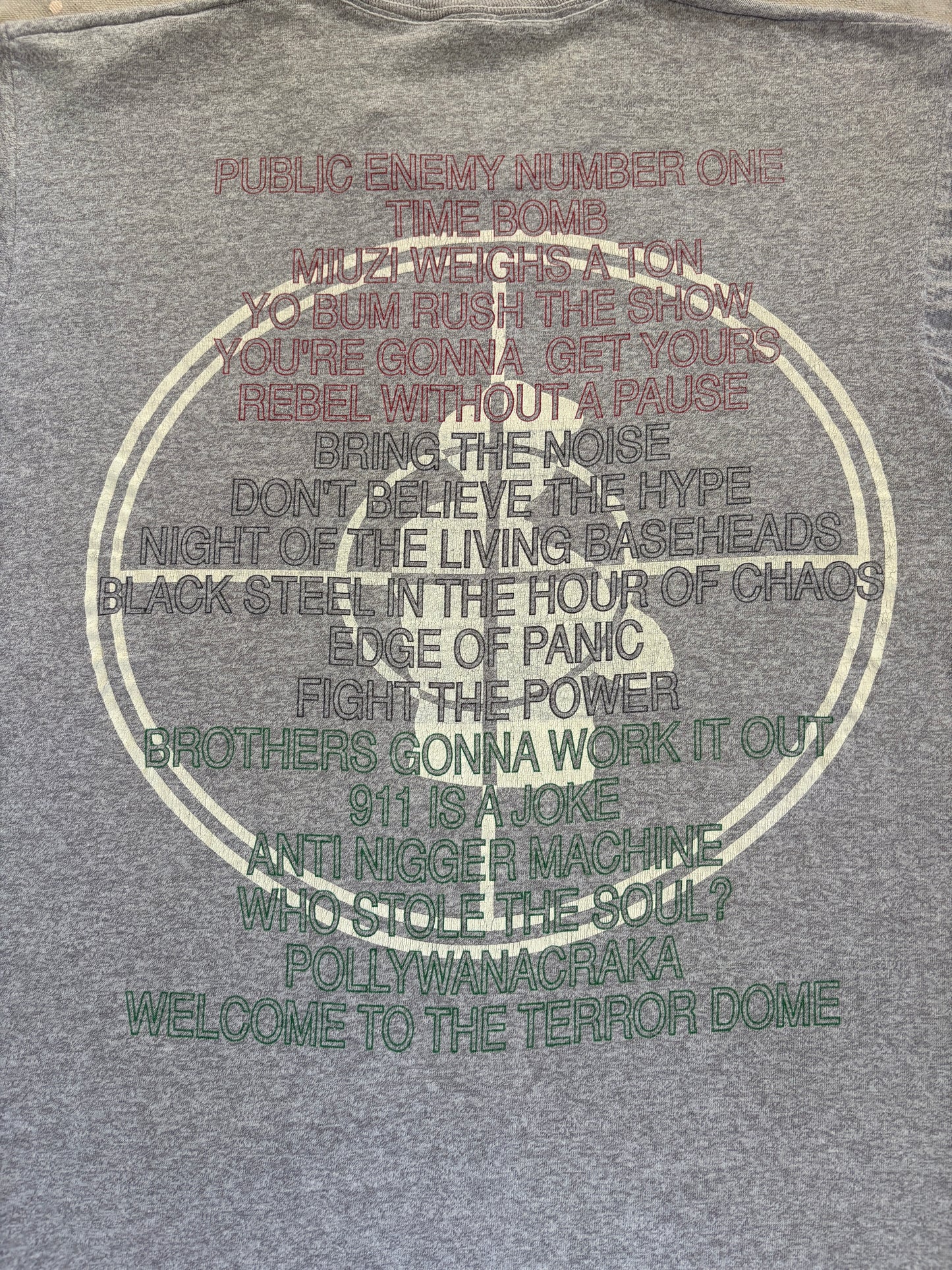 Vintage Public Enemy Welcome To The Terror Dome Tee
