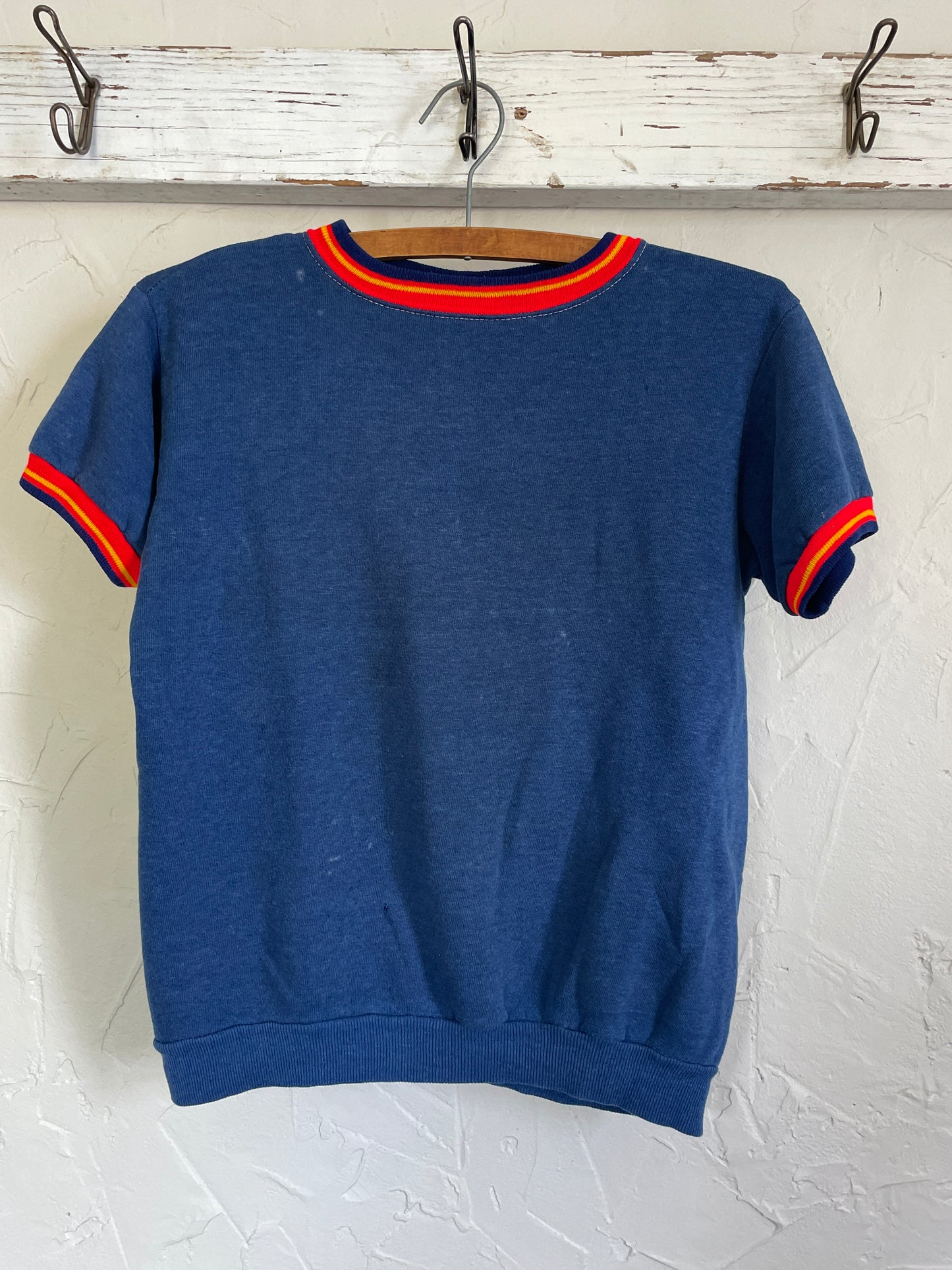 70s Blue Ringer Sweatshirt