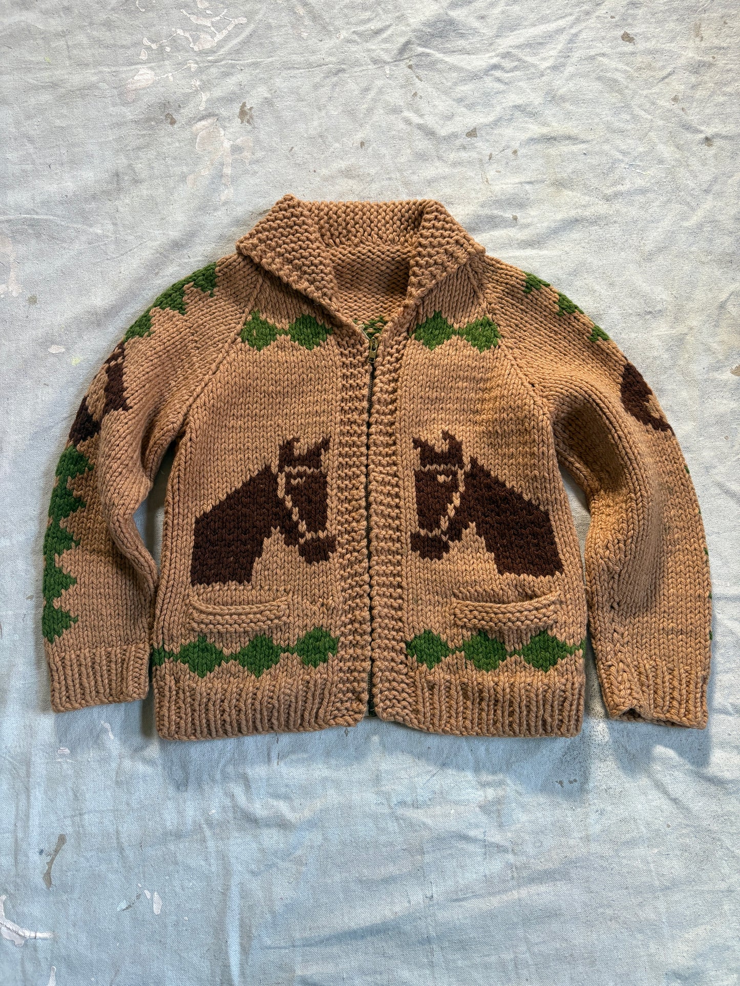 60s Mary Maxim Horse Sweater