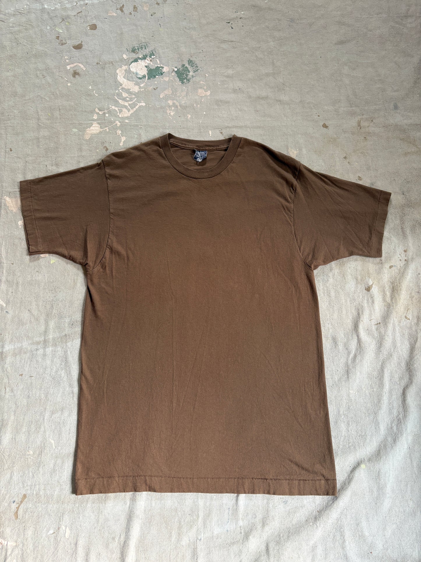 Vintage 90s Blank Brown Tee