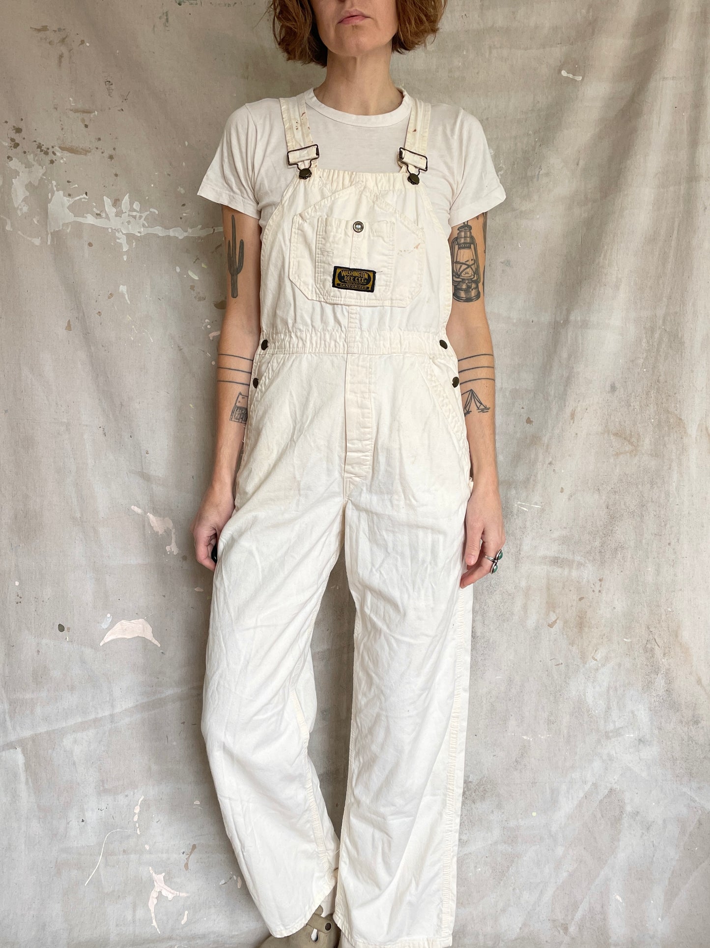 80s DeeCee Ecru Overalls