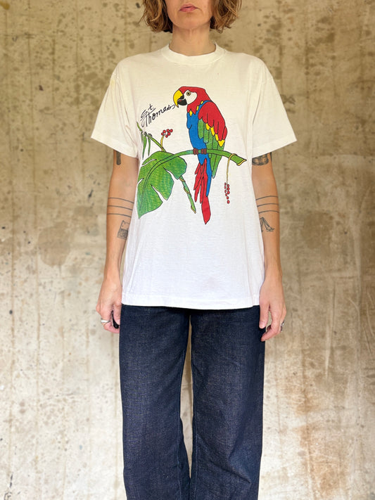 80s St. Thomas Parrot Tee