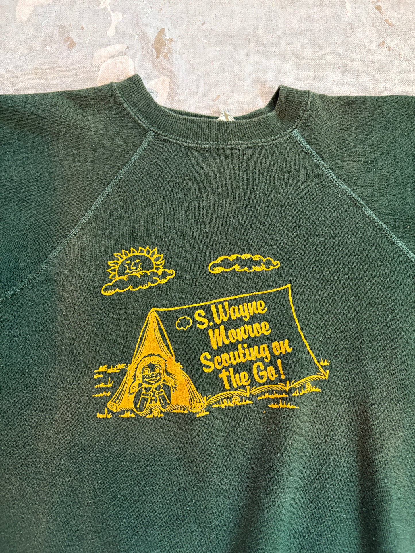 80s S. Wayne Monroe Girl Scouts Sweatshirt