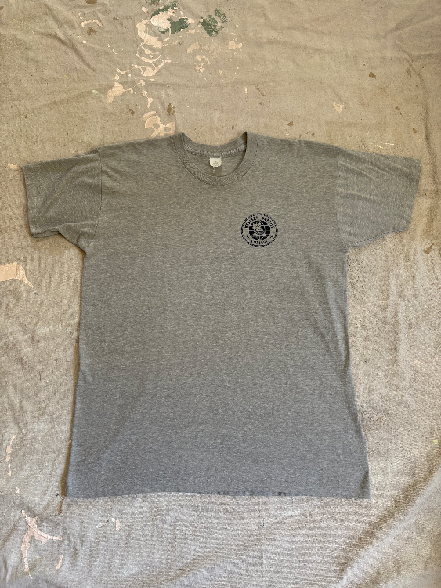 Vintage 80s Western Baptist College Tee