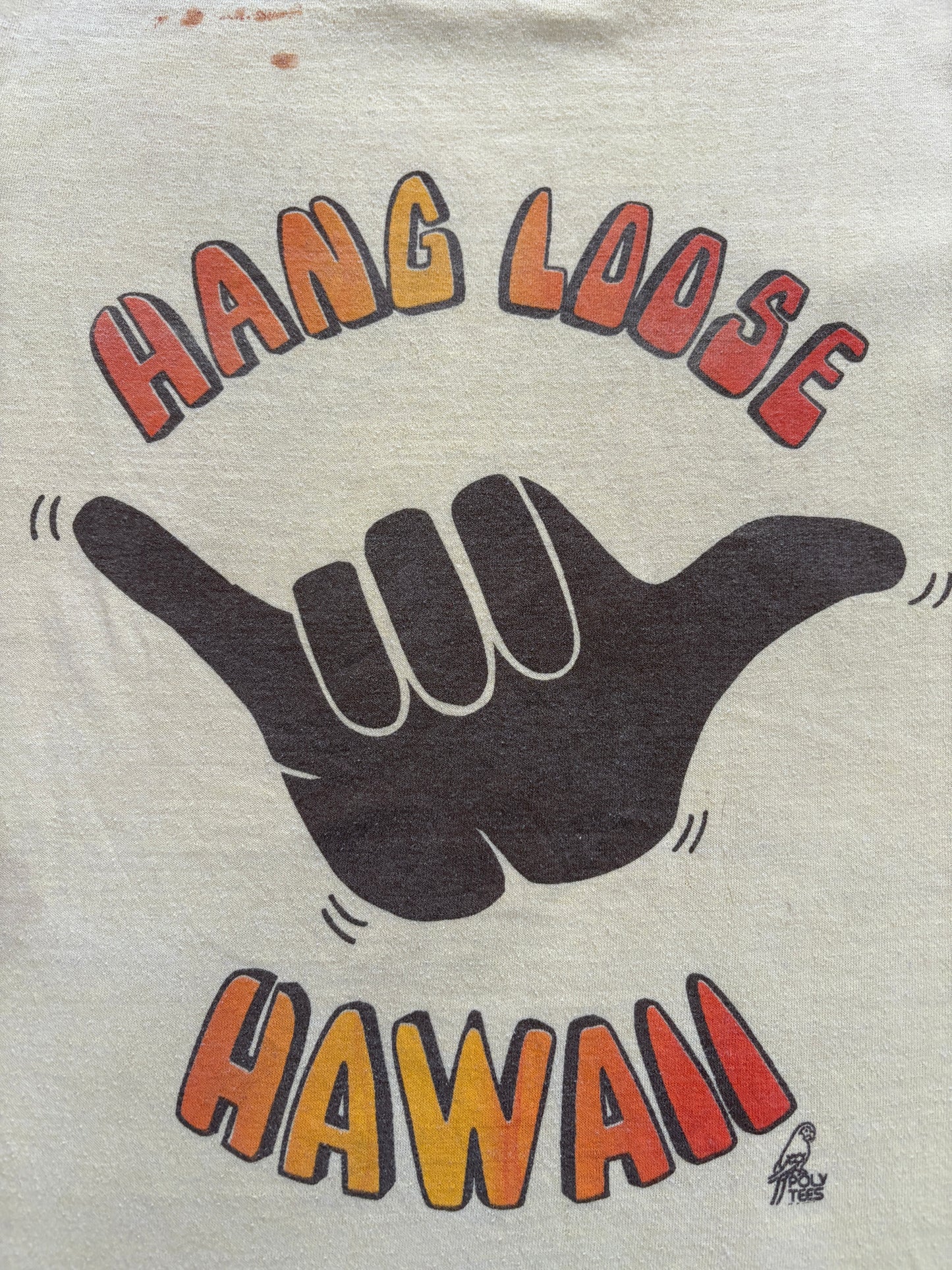 Vintage 80s Hang Loose Hawaii Tee