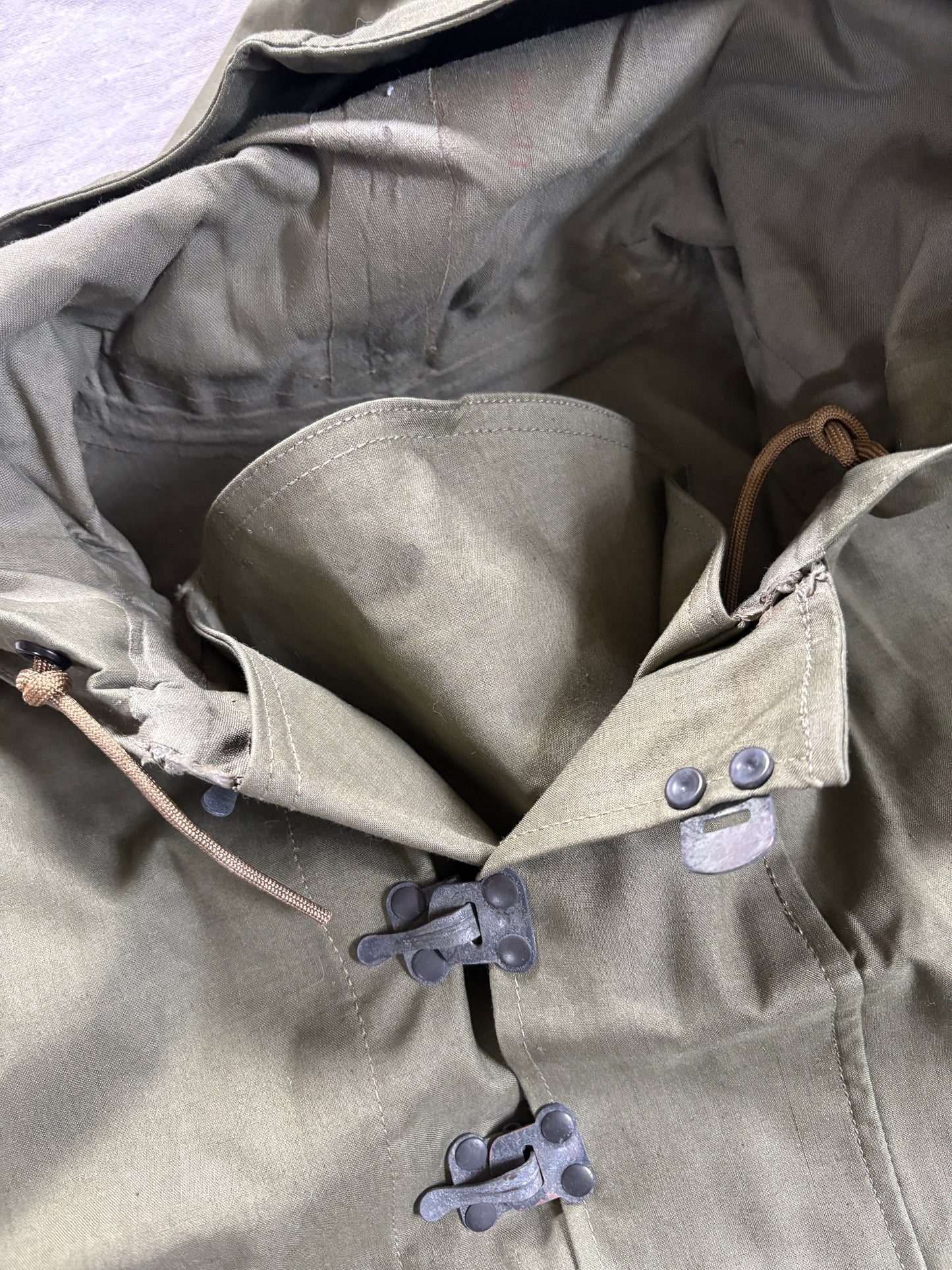 40s WWII Deadstock Wet Weather Parka