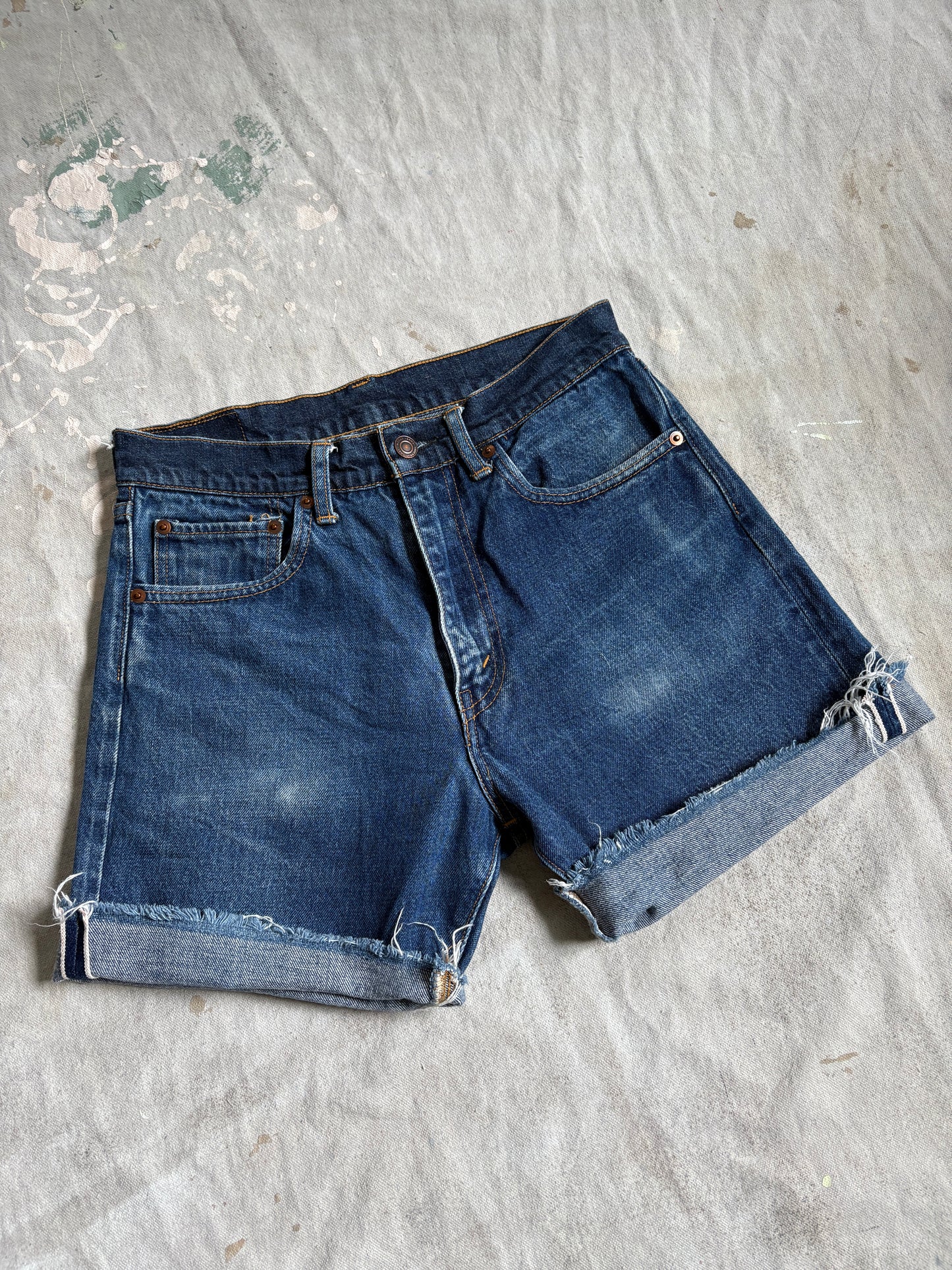 Modern TCB Jeans Selvedge Cut-Off Shorts