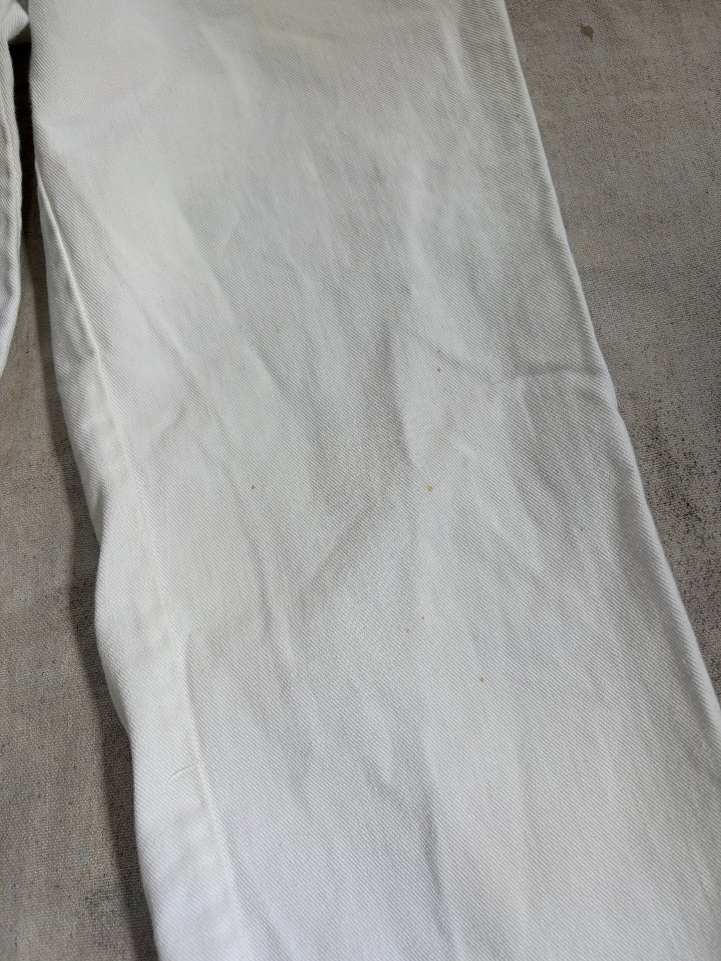 Vintage 80s Brittania White Jeans