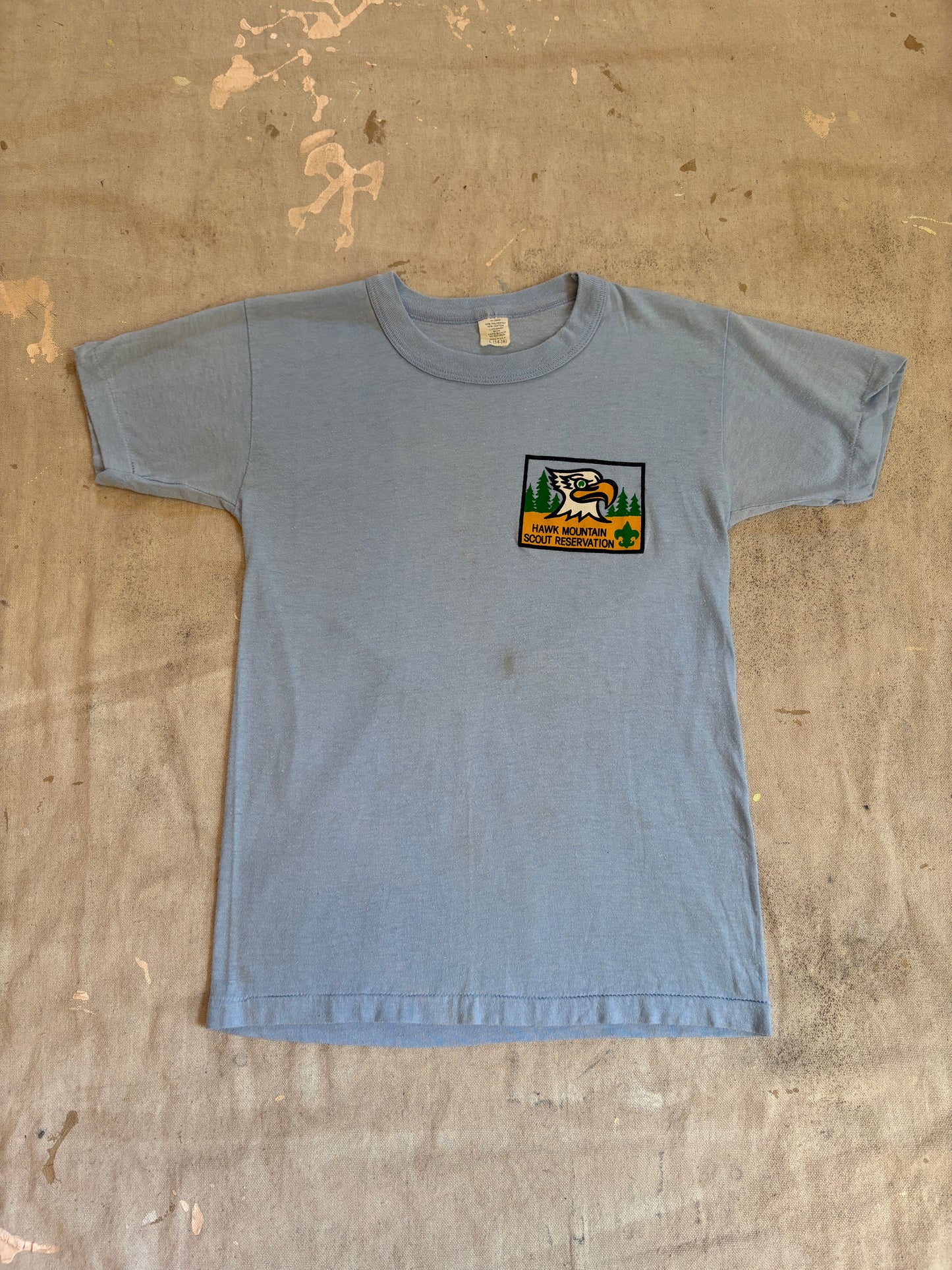 Vintage 80s Hawk Mountain Scout Reservation BSA Tee
