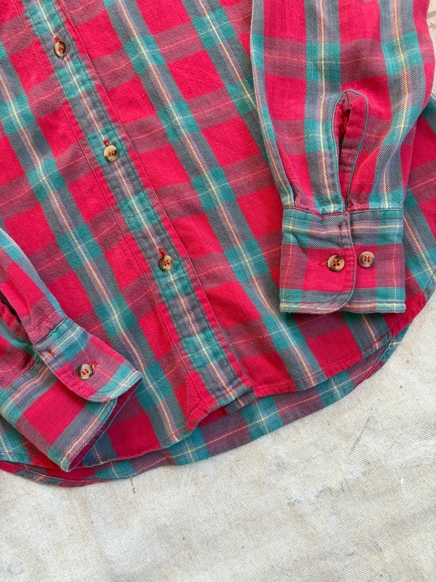 Vintage 80s Nordstrom Cotton Flannel