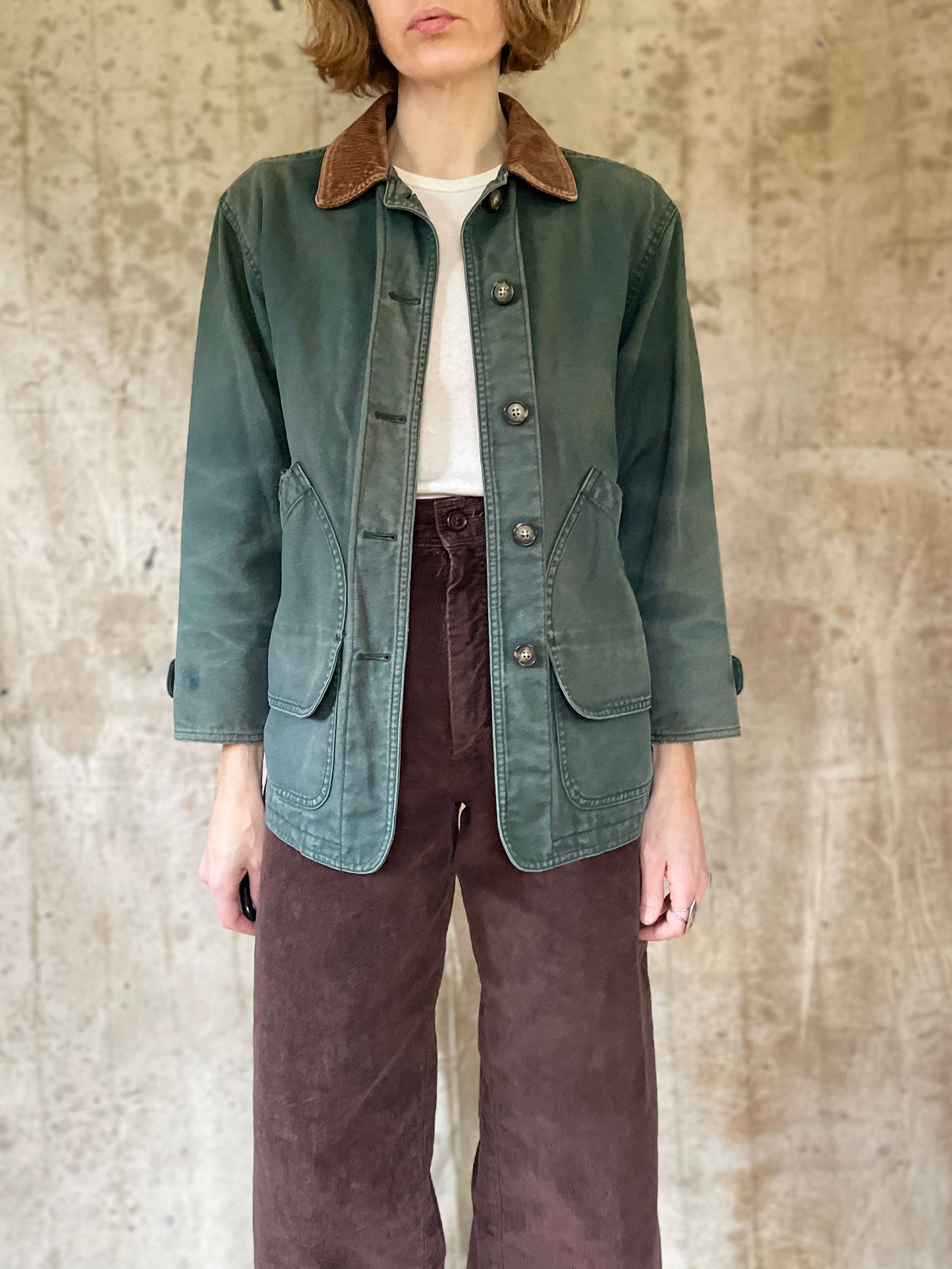 80s Flannel Lined Chore Coat