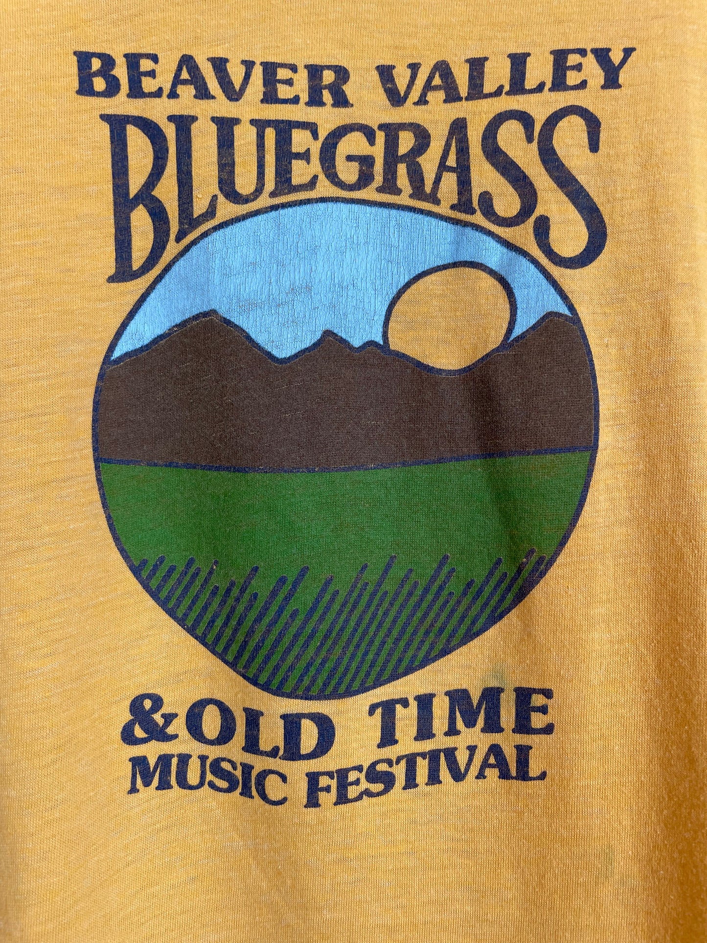 80s Beaver Valley Bluegrass Festival Tee