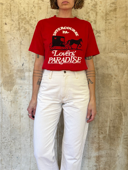 Vintage 80s Intercourse PA Lovers’ Paradise Tee