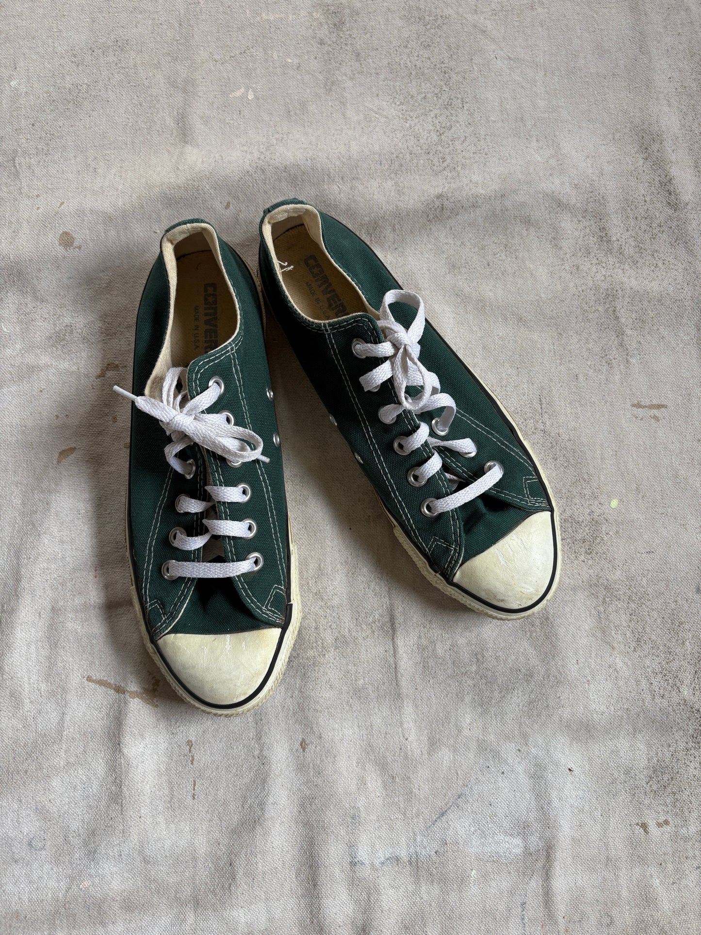 Vintage Made in USA Evergreen Converse