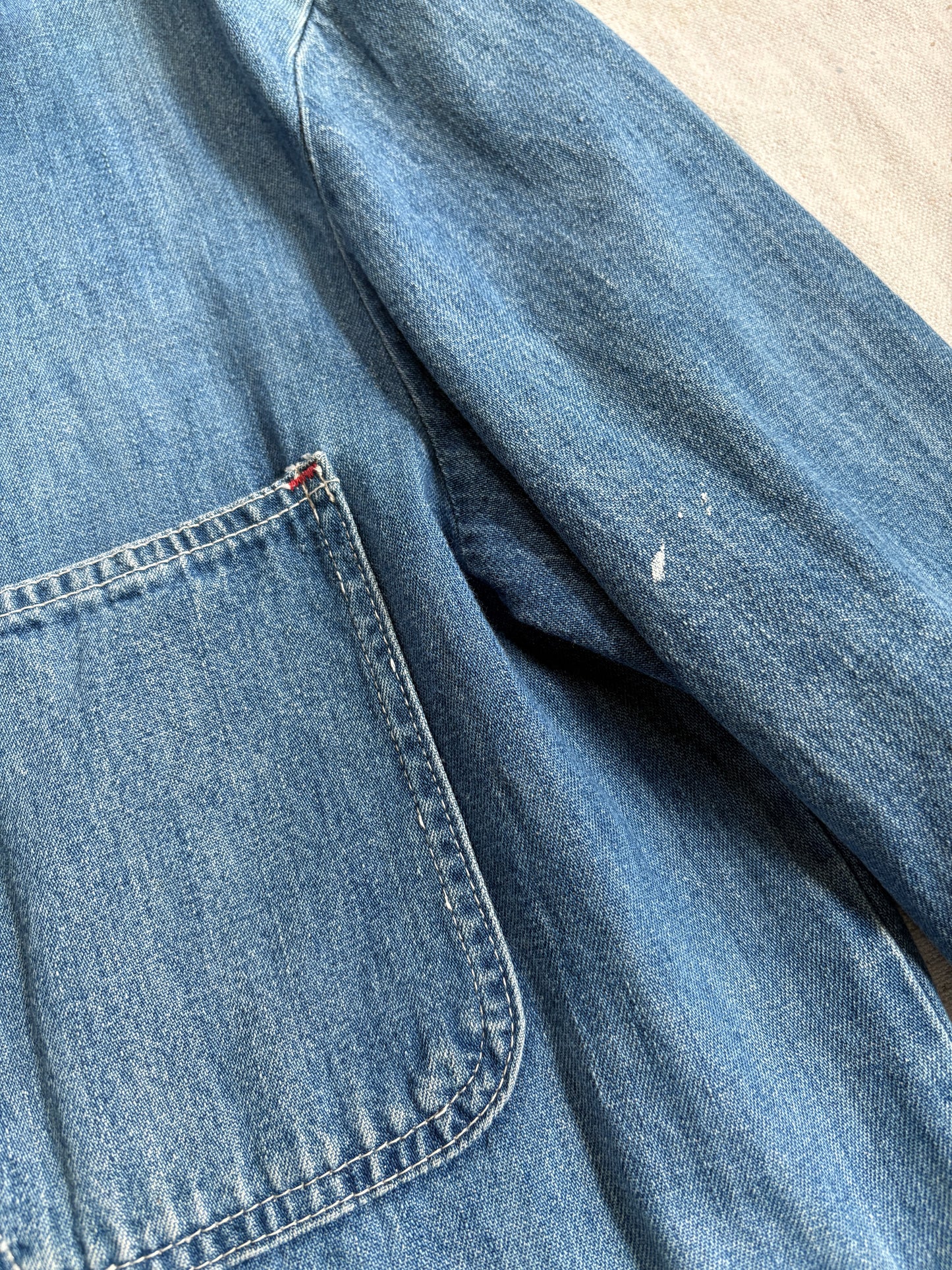 70s Faded Wrangler Denim Chore Coat