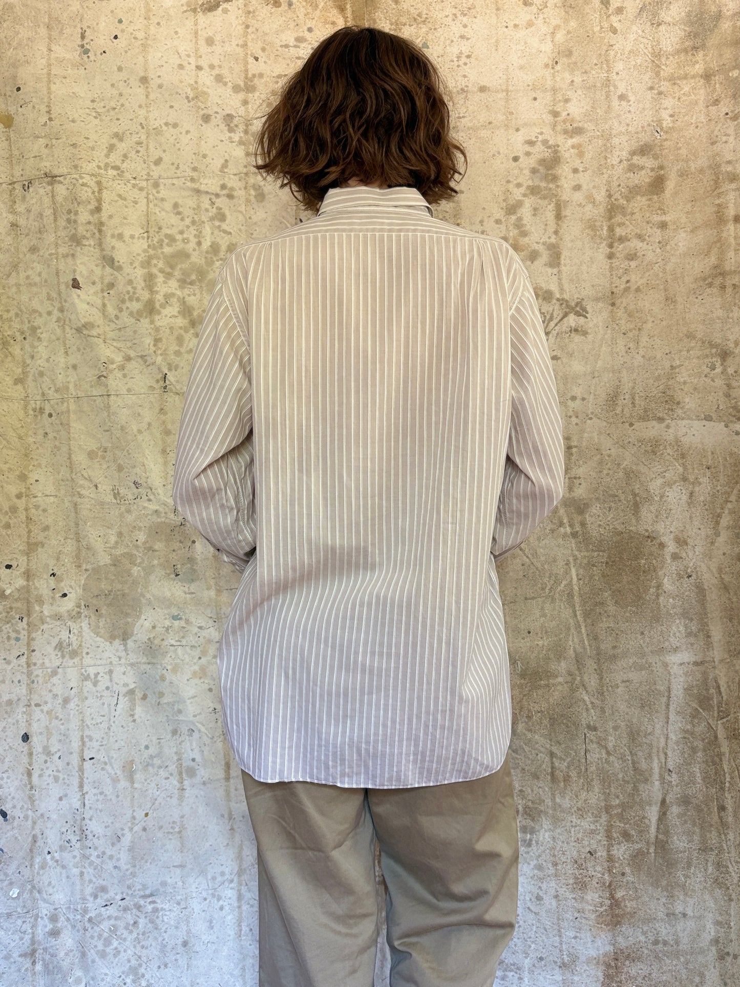 50s Arrow Sanforized Stripe Button Down Shirt