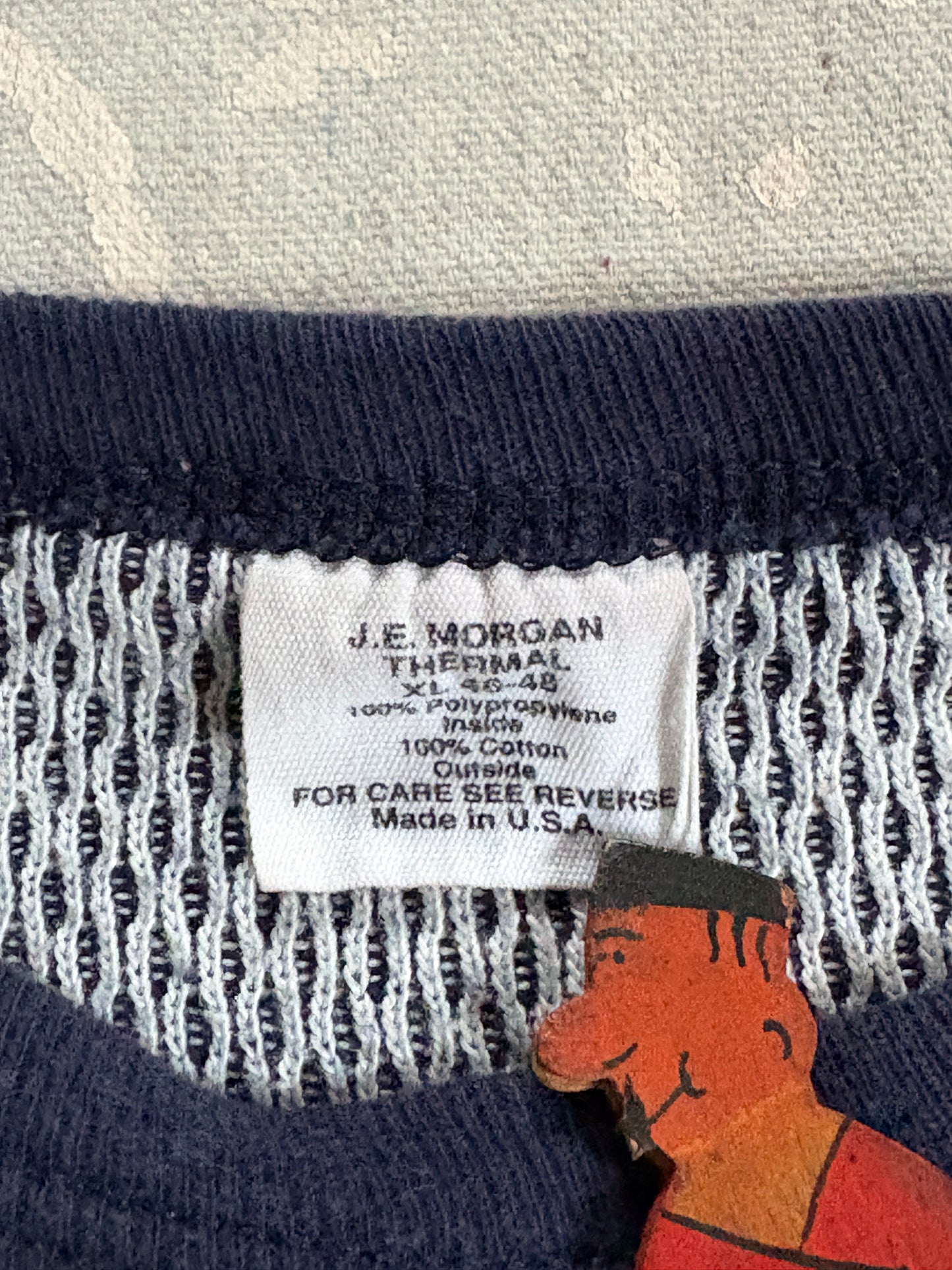 90s Blue Thermal Undershirt