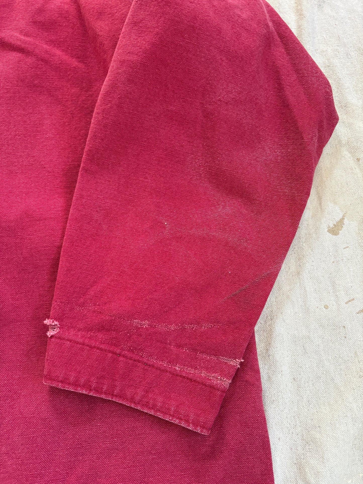 Vintage LL Bean Faded Magenta Barn Coat