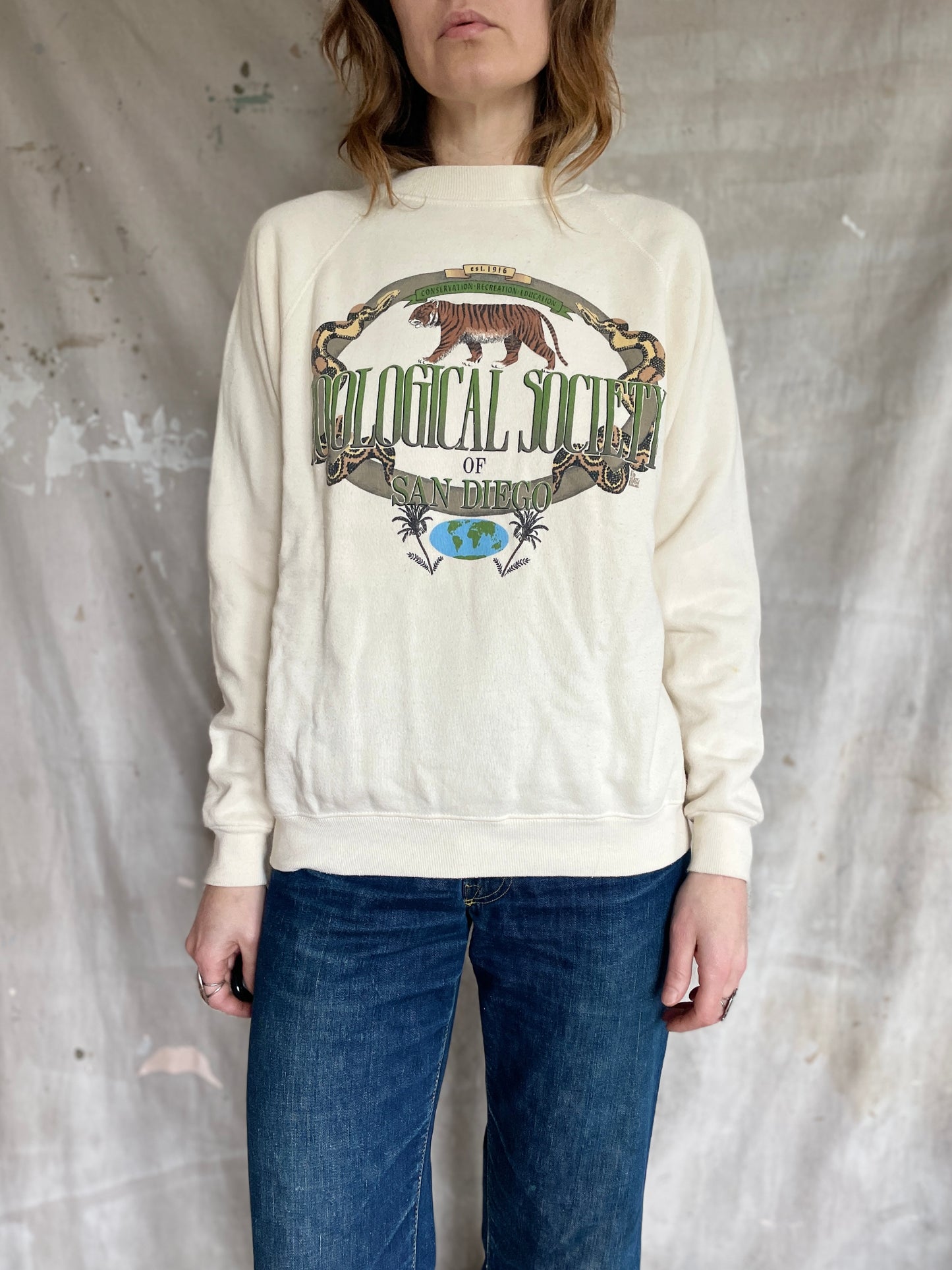 80s Zoological Society Of San Diego Sweatshirt