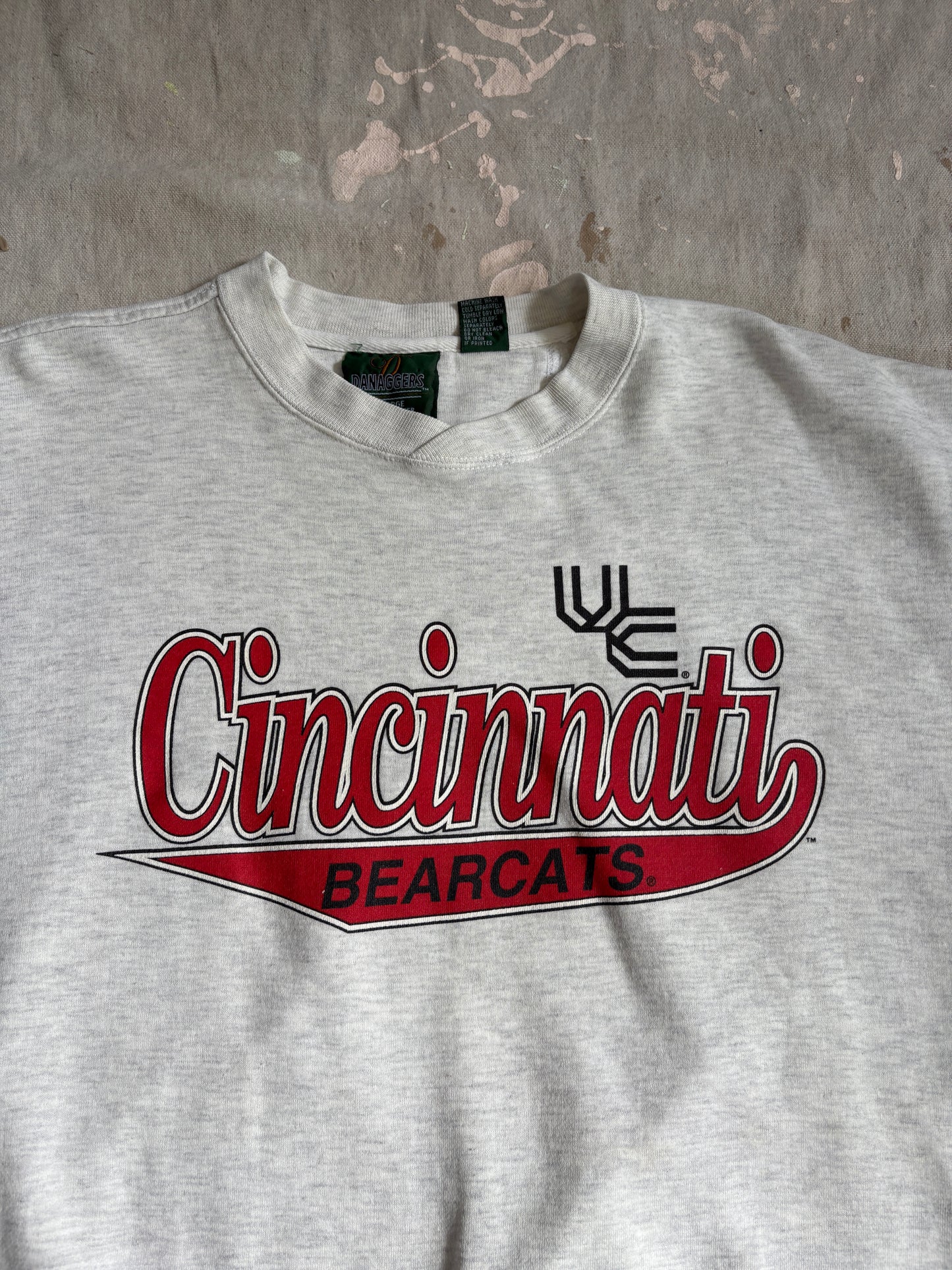 Vintage 90s UC Cincinnati Bearcats Sweatshirt