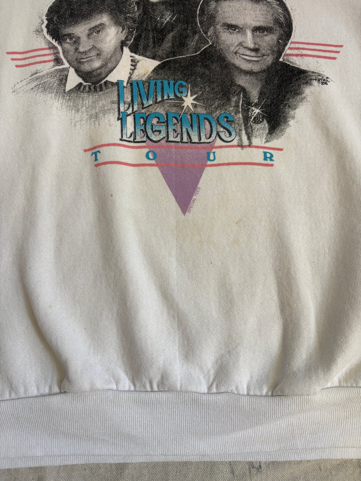 Vintage 80s Living Legends: George Jones, Loretta Lynn, Conway Twitty Sweatshirt