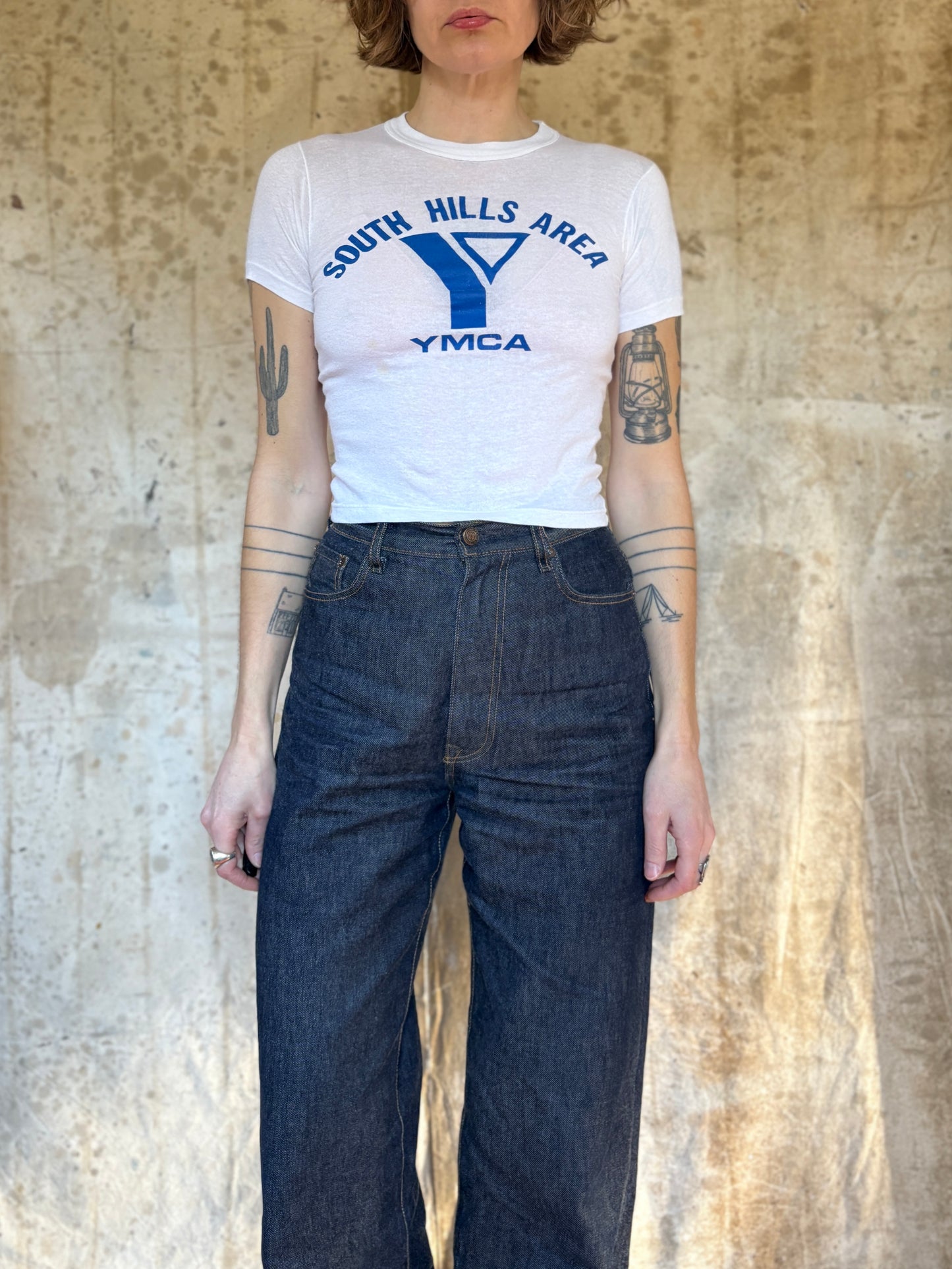 Vintage 80s South Hills Area YMCA Baby Tee
