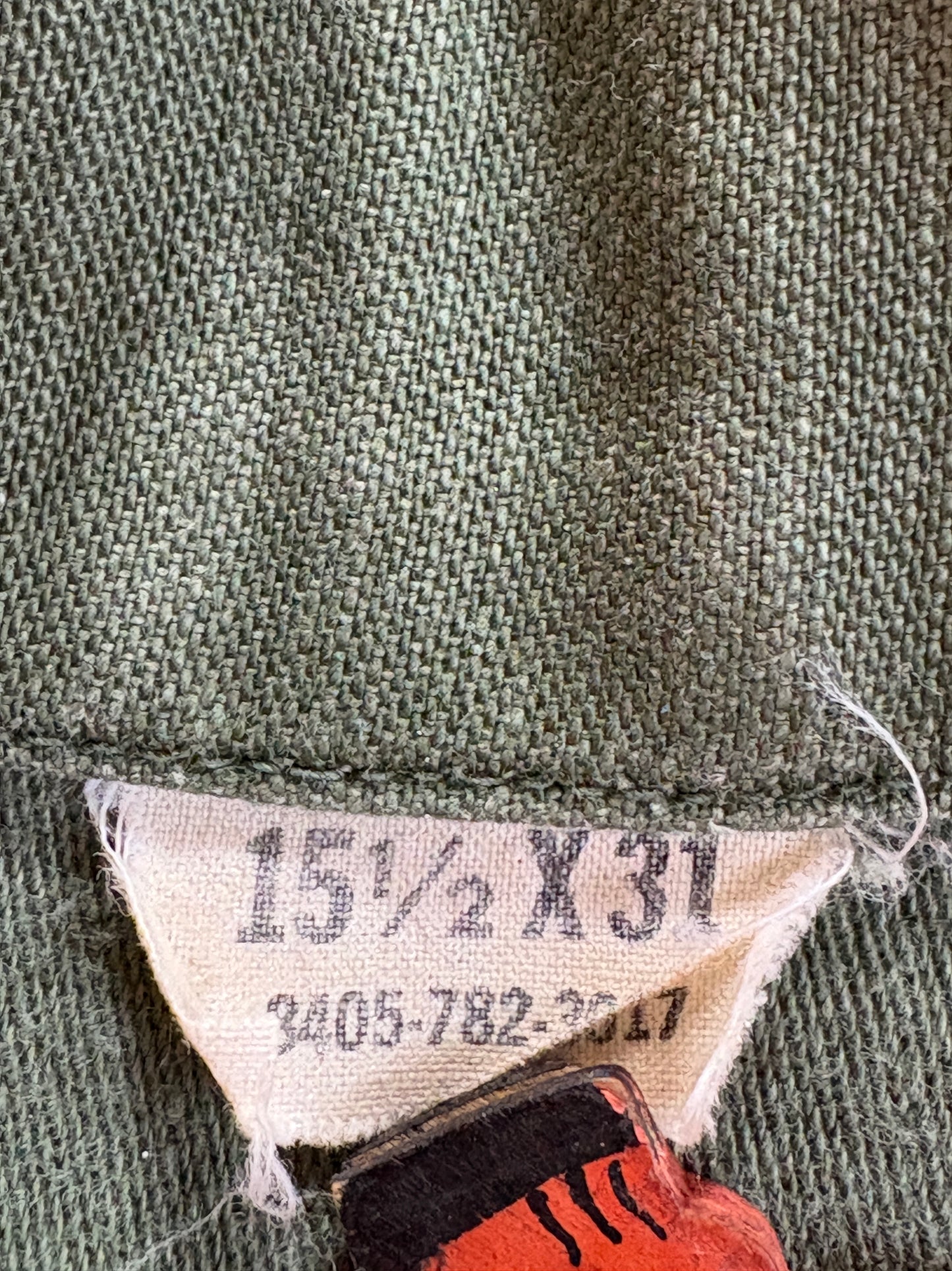 Vintage 60s OG107 Military Field Shirt