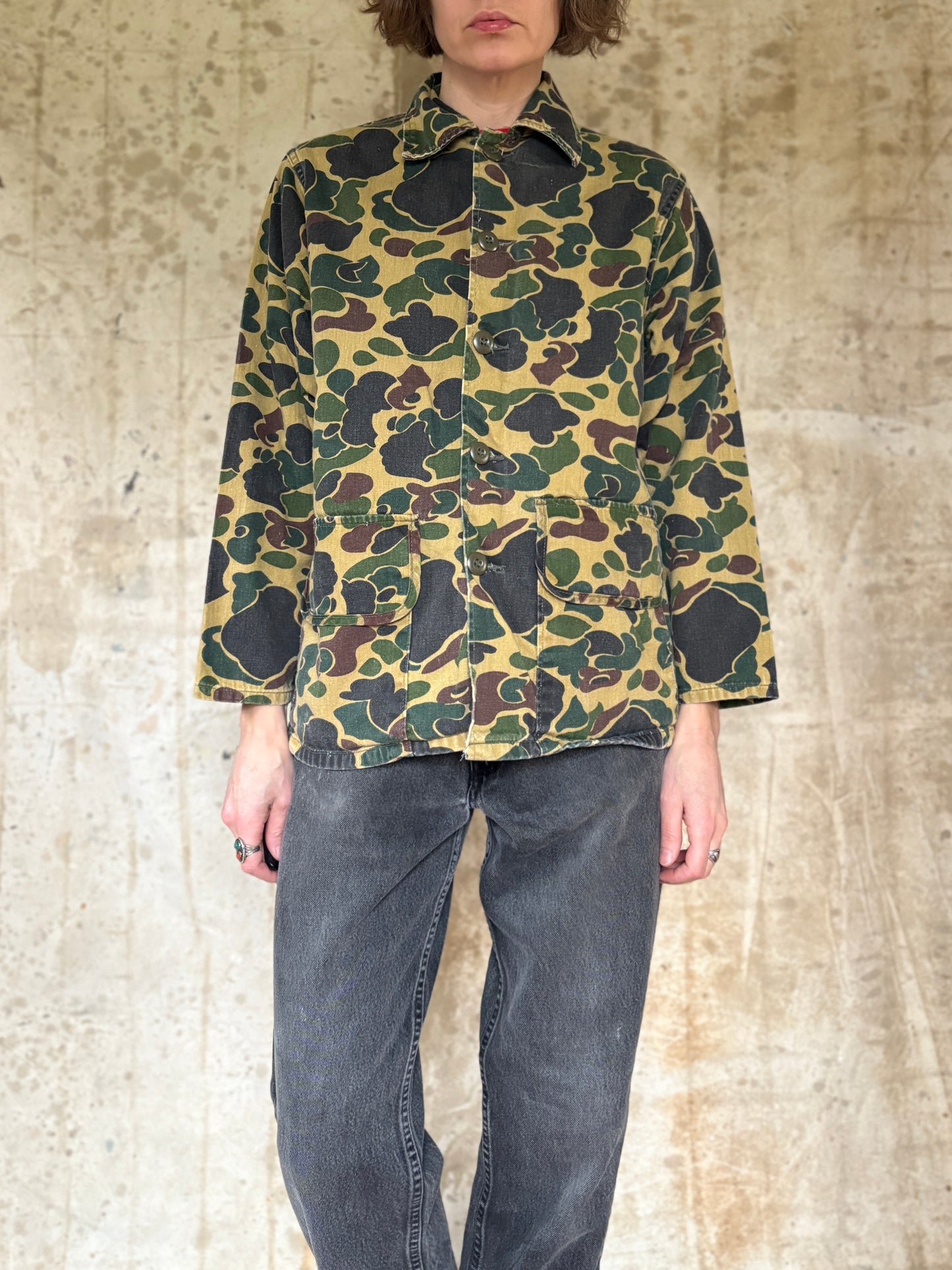 70s/80s SafTbak Duck Camo Coat