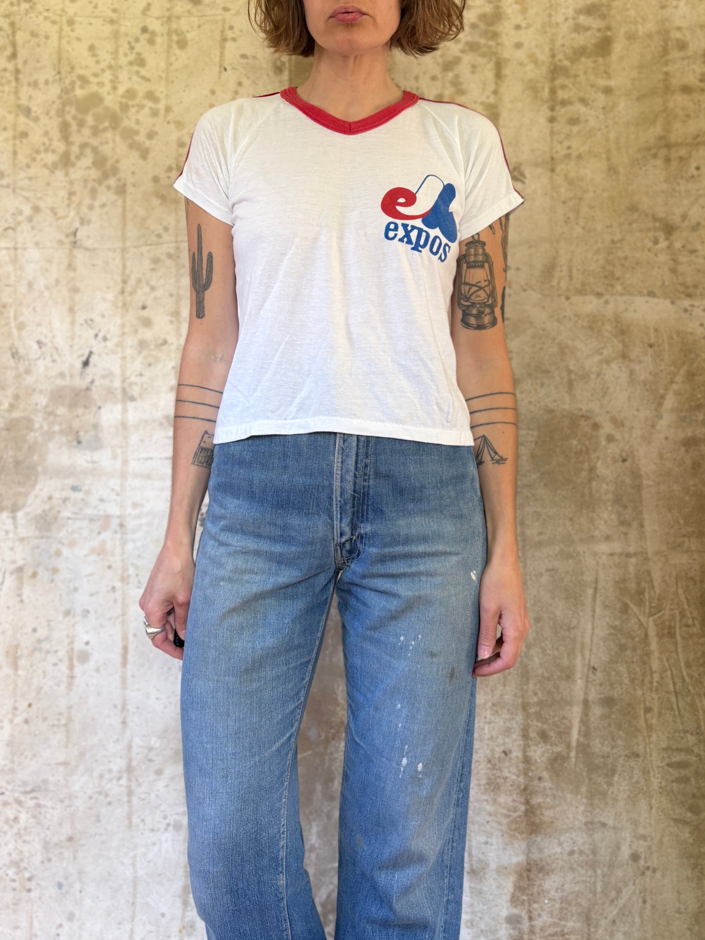 Vintage 80s Montreal Expos Baseball Tee