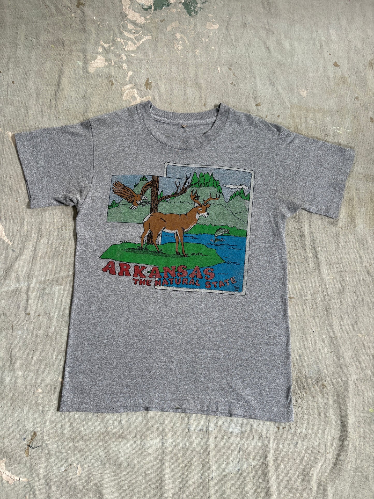 Vintage 80s Arkansas The Natural State Tee
