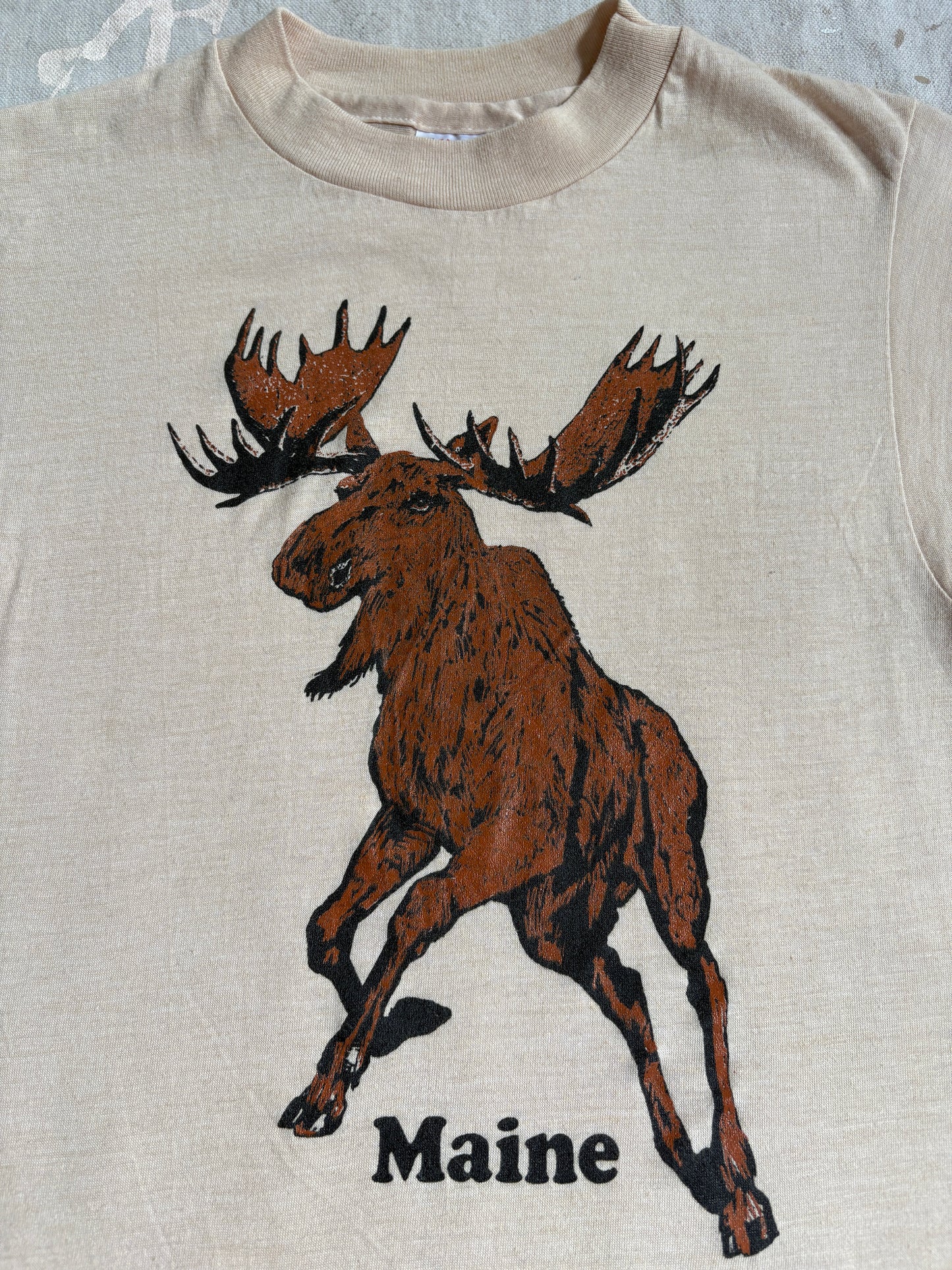 Vintage 80s Maine Moose Tee
