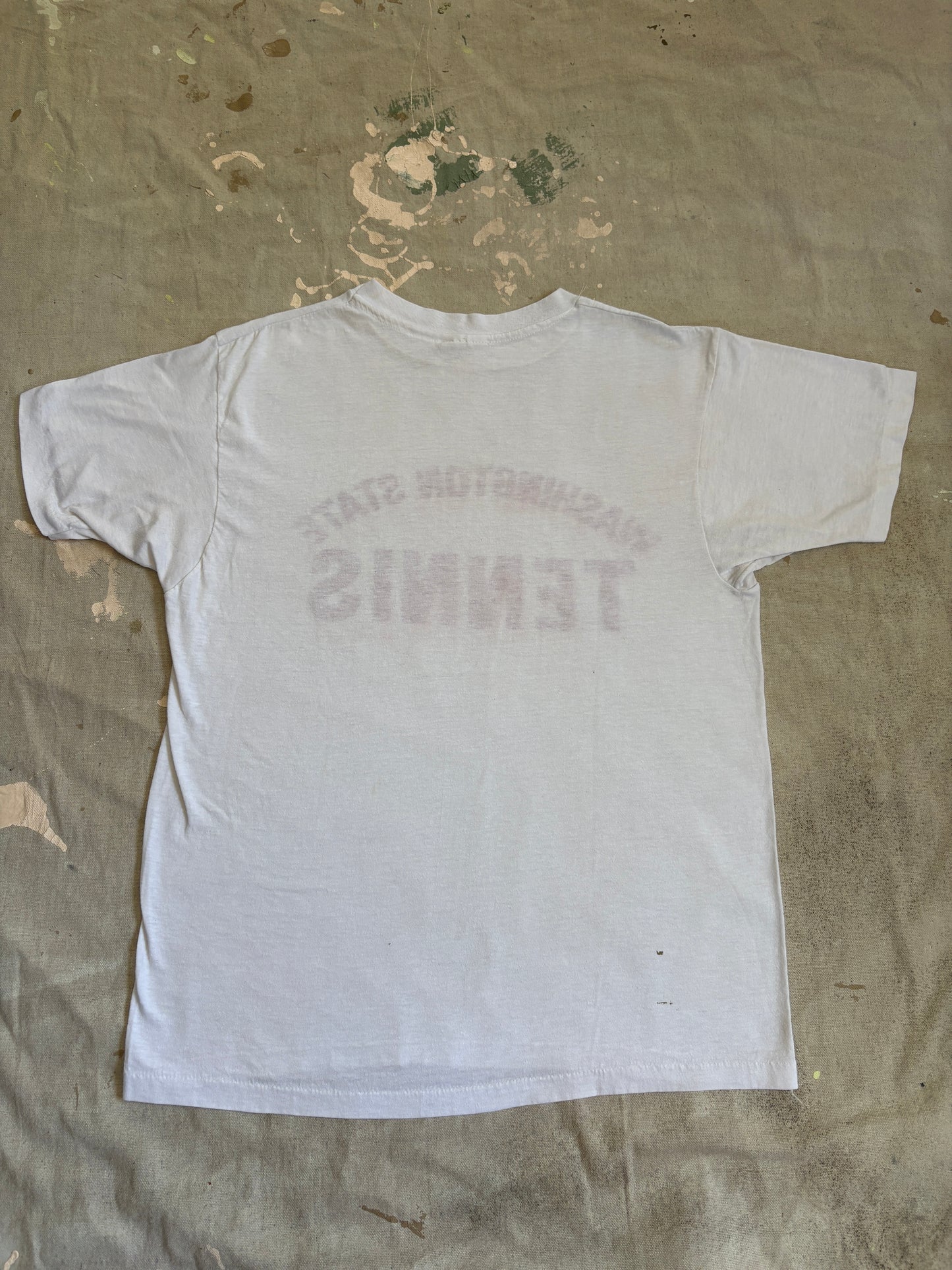 Vintage 80s WSU Washington State Tennis Tee