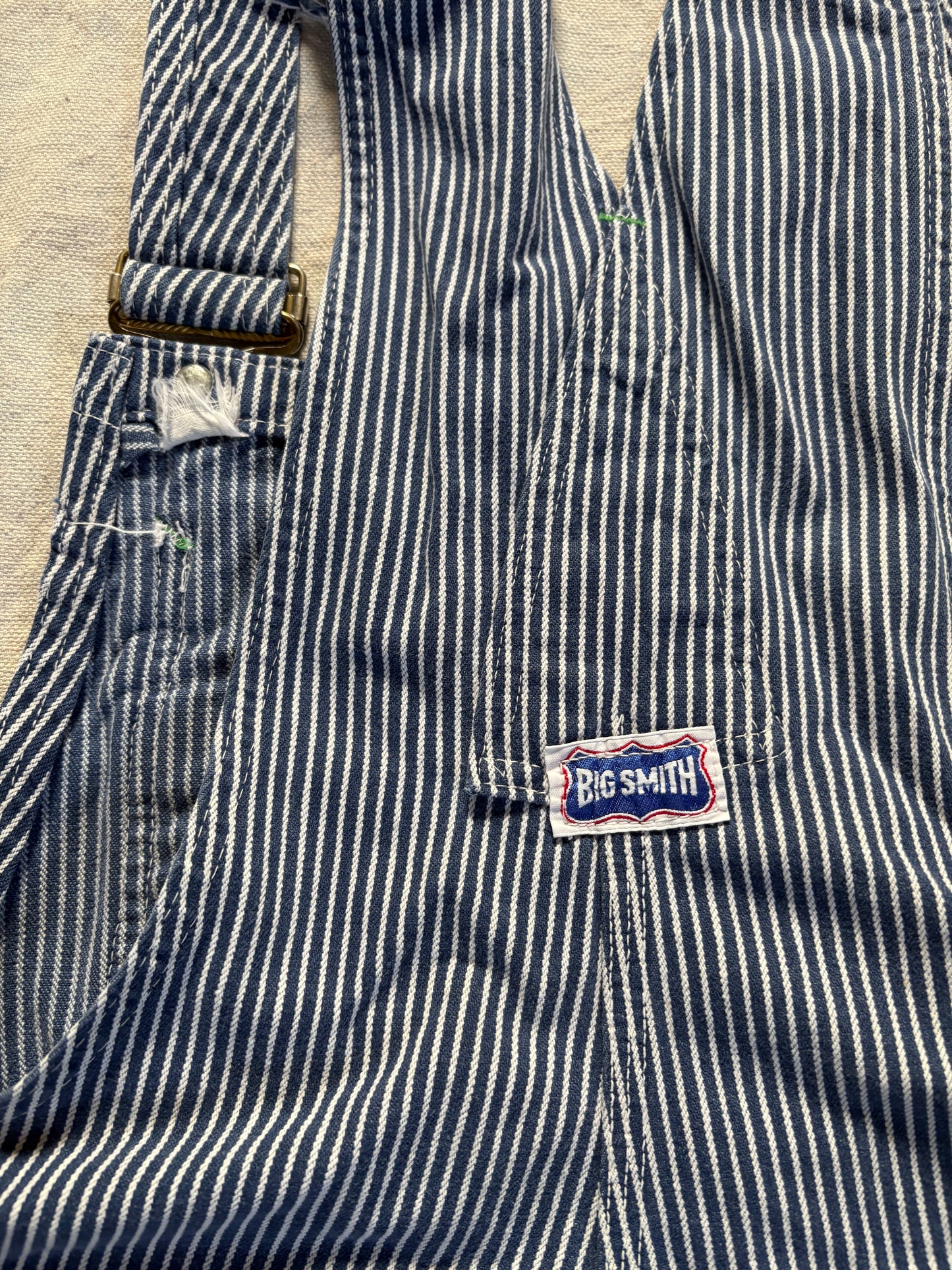 80s Big Smith Hickory Stripe Overalls