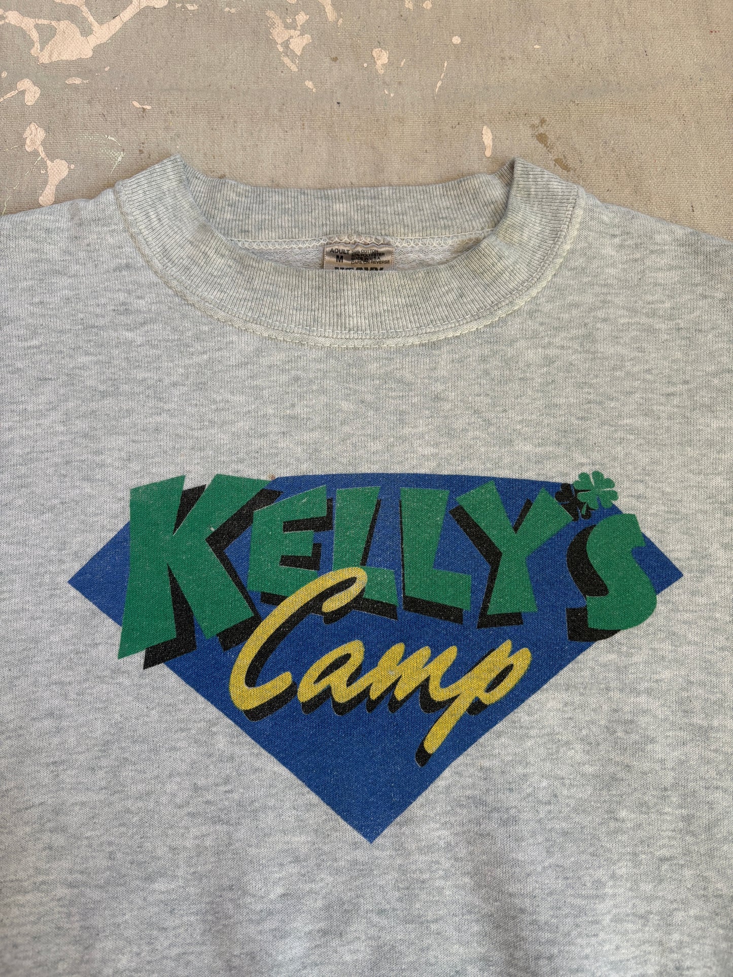 Vintage 90s Grey Kelly’s Camp Sweatshirt