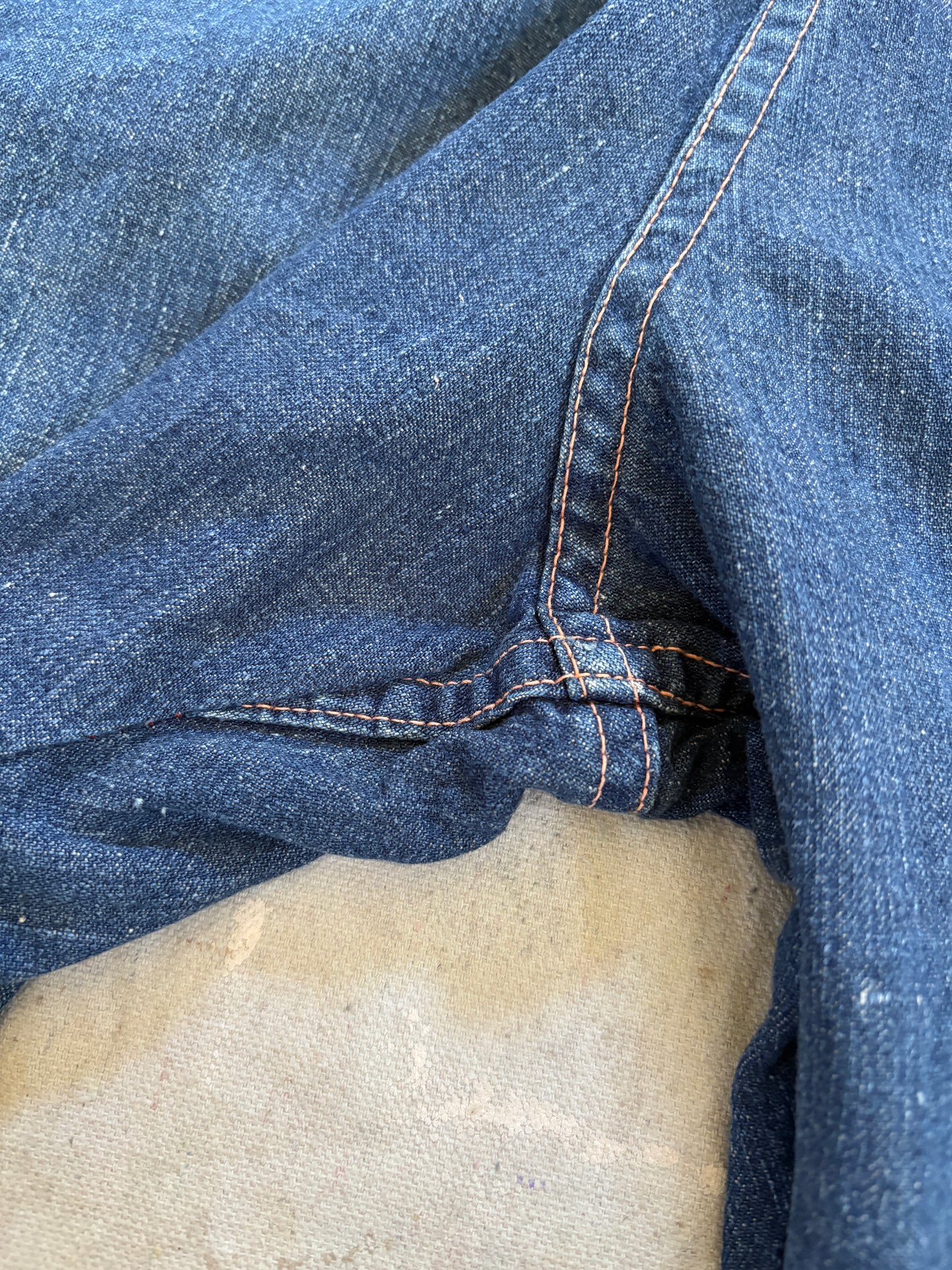 50s Blue Gem Side Zip Jeans